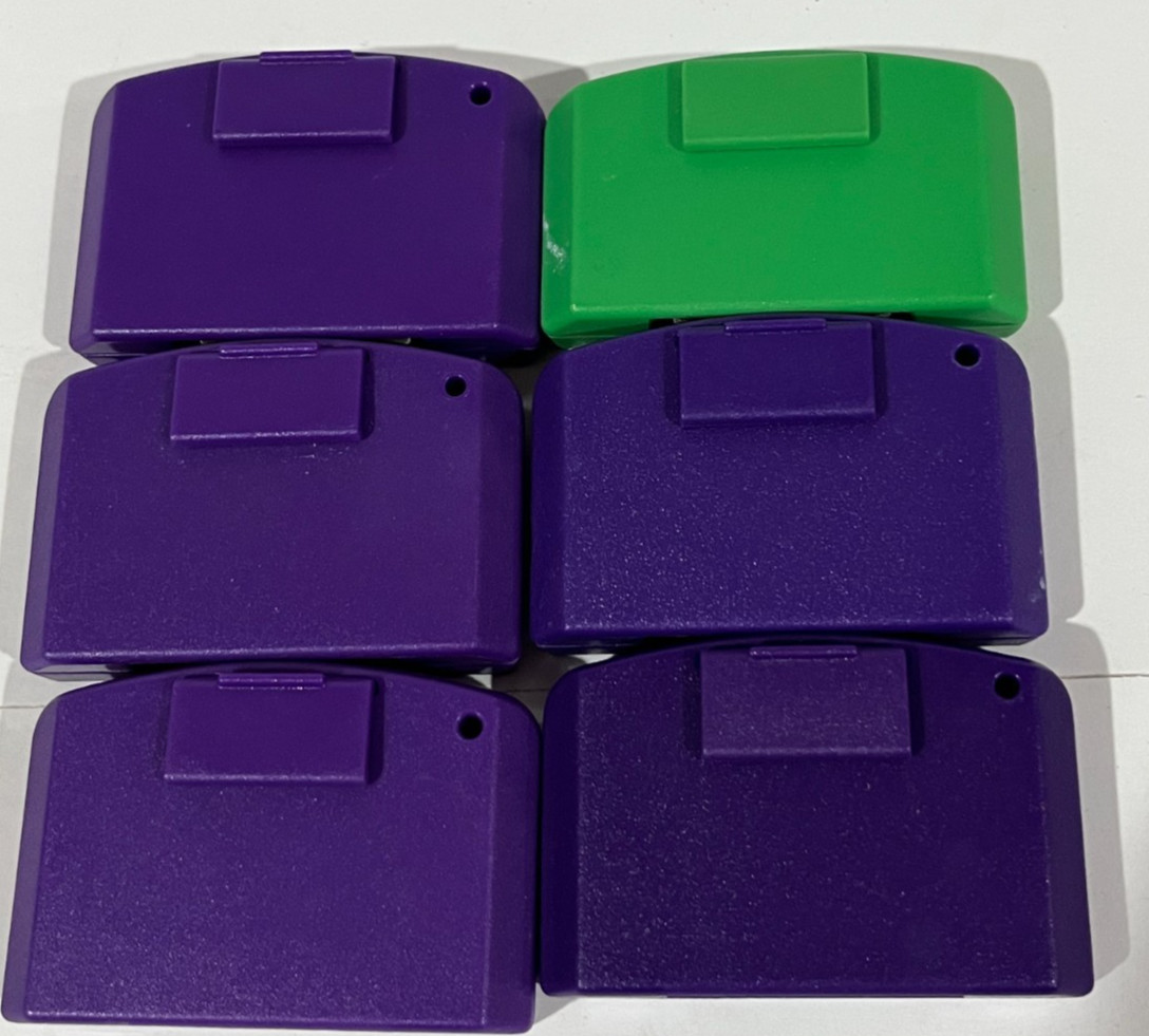 Leap Frog Leap Pad Learning System Game Lot of 6 Scooby-doo, Bob the Builder