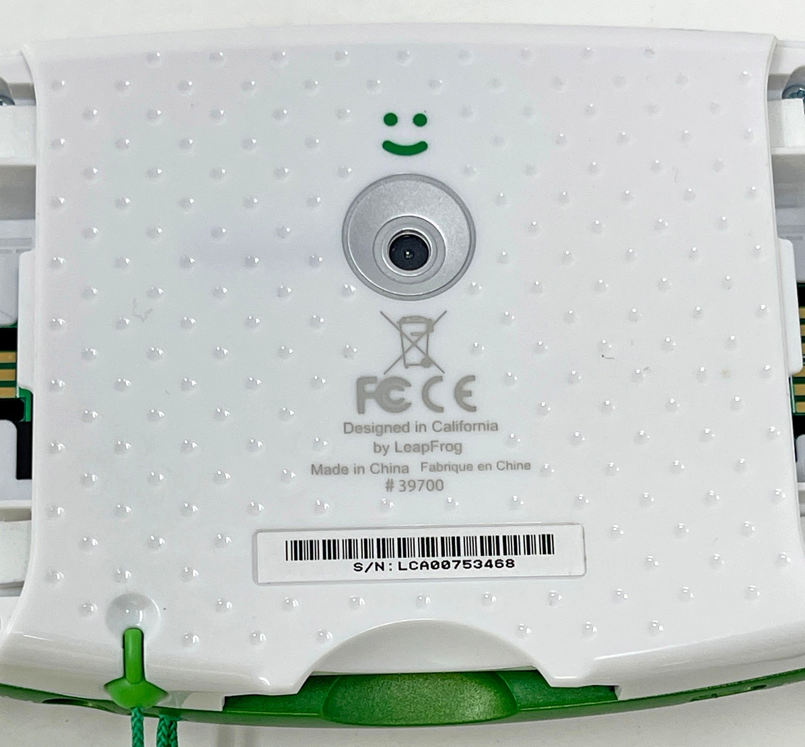 Leapfrog Leapster GS Green Game Console with Camera 39700 Used Tested Works
