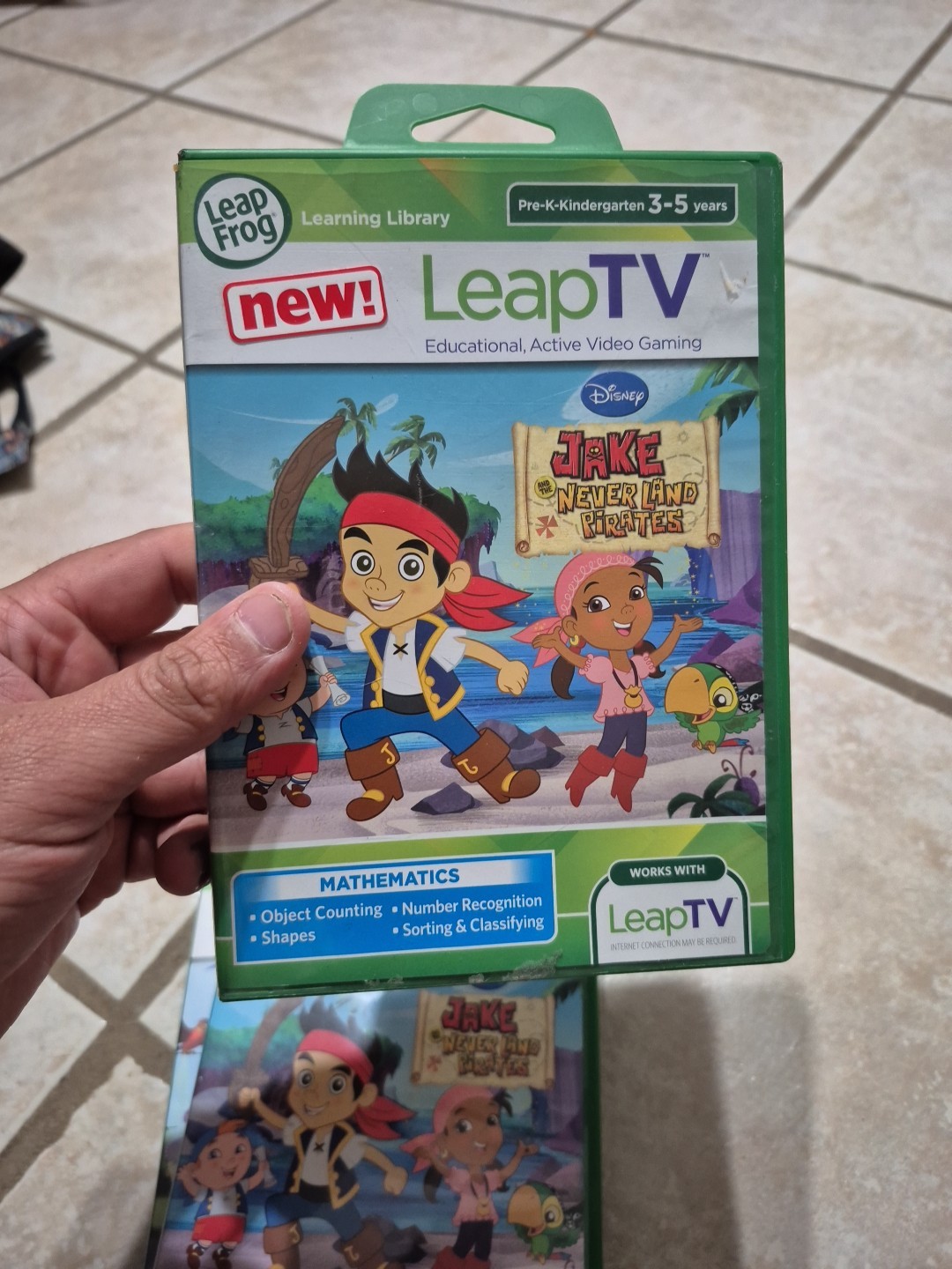 LeapFrog LeapTV Jake and the Never Land Pirates Learning Video Game Cartridge