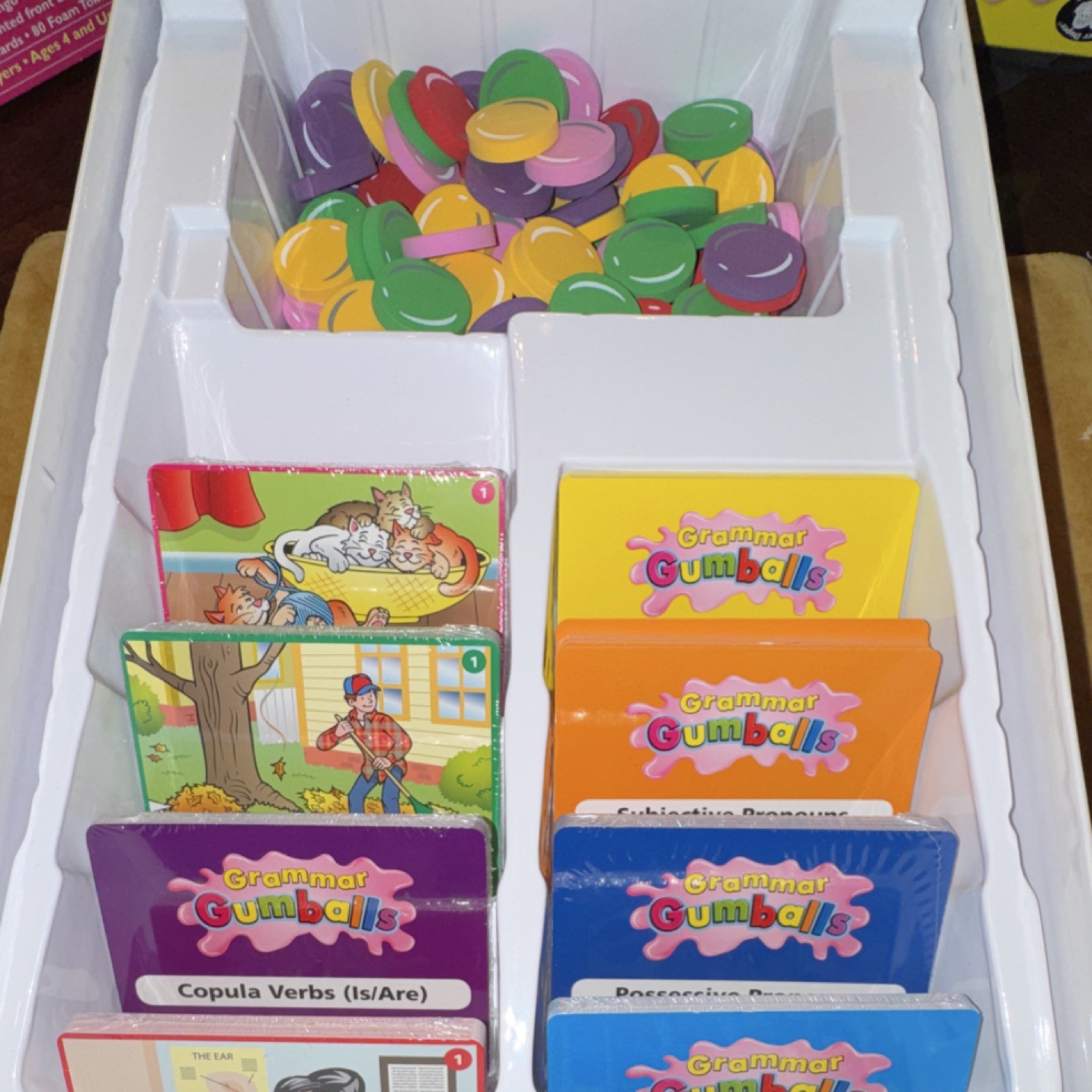 Super Duper Publications Grammar Gumballs Game Grammar Ages 4-7 Kids GB-347