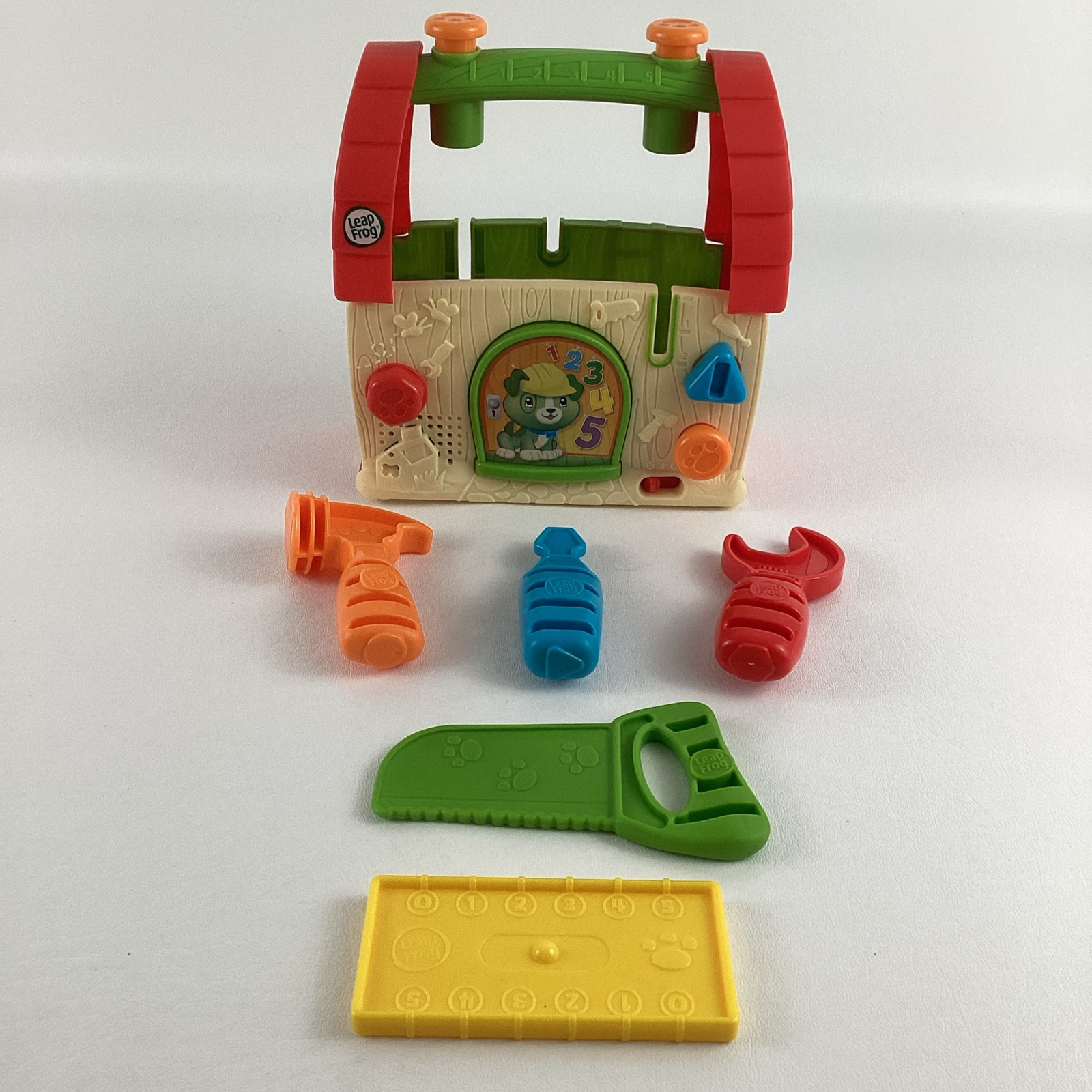 Leap Frog Scout Build Discover Tool Set Learning Numbers Counting Portable Toy