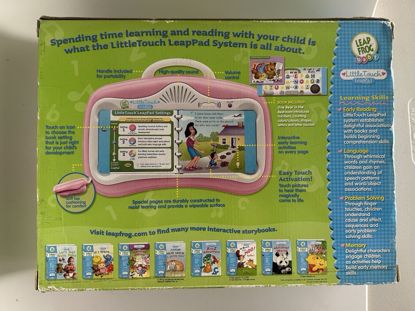 LeapFrog Little Touch LeapPad Infant Toddler Learning System New For 6-36 Months
