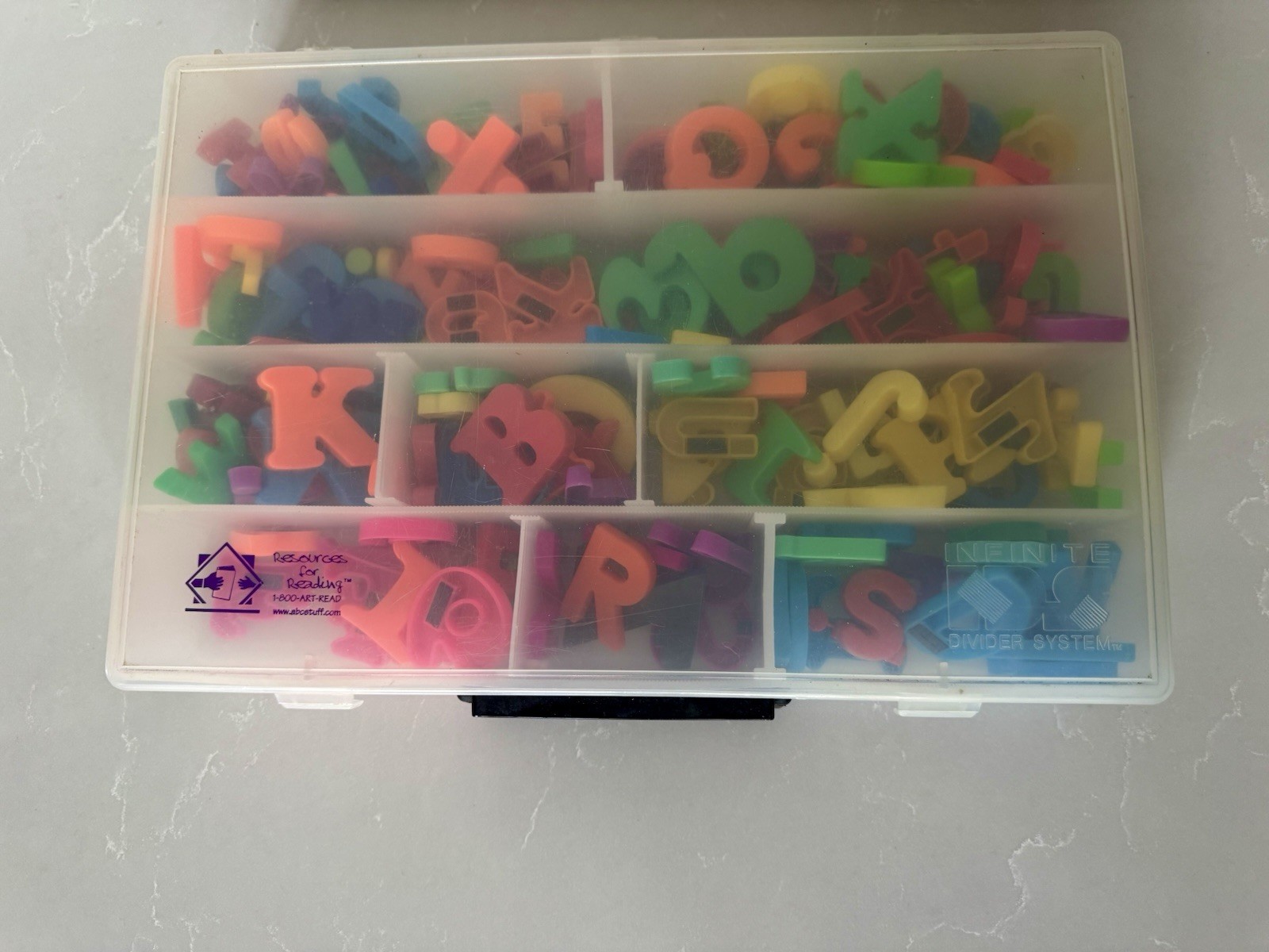 ABCStuff Magnetic Letters Numbers Math Symbols Reading Resources w/ Storage Case