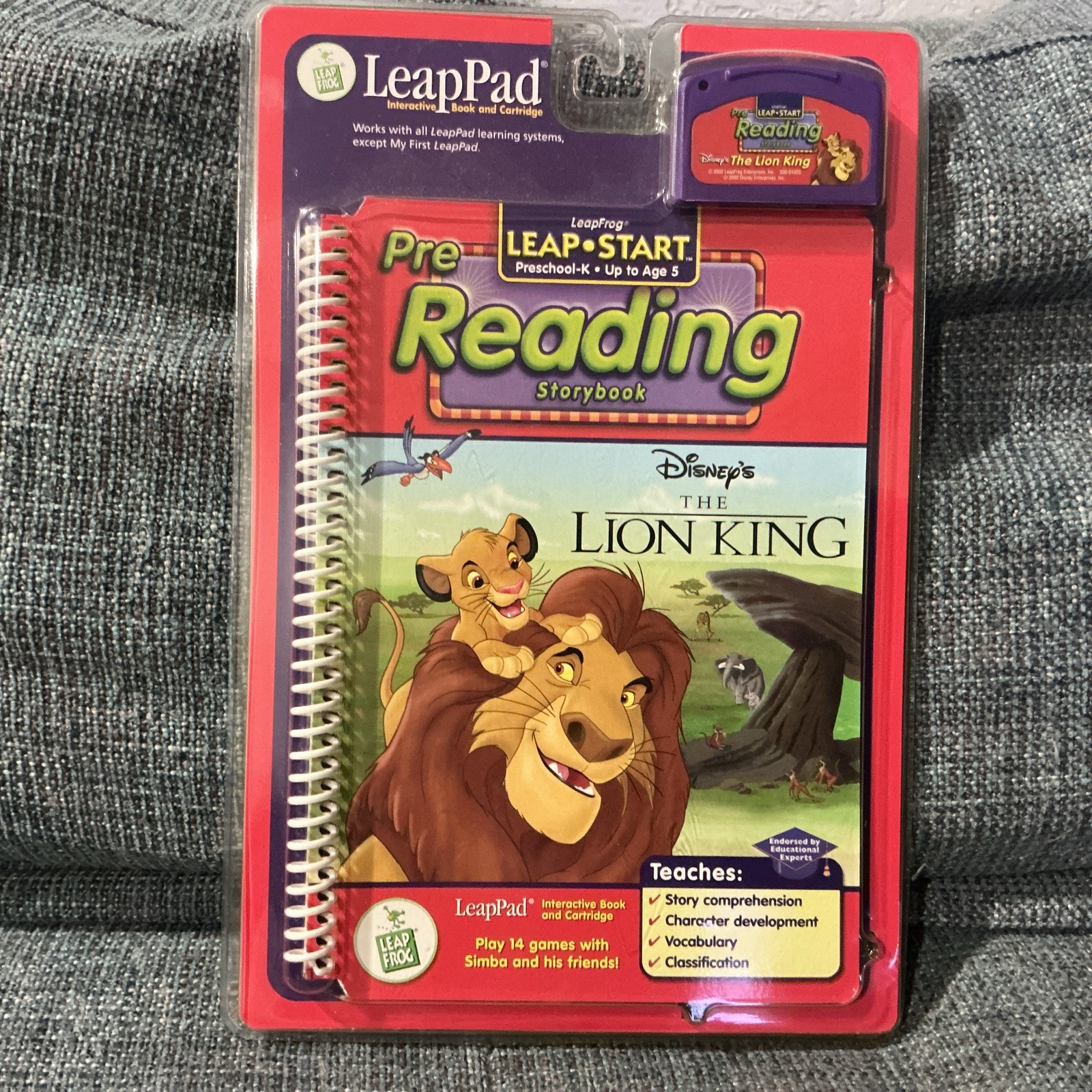 Disneys The Lion King LeapFrog LeapPad Interactive Book & Cartridge Set