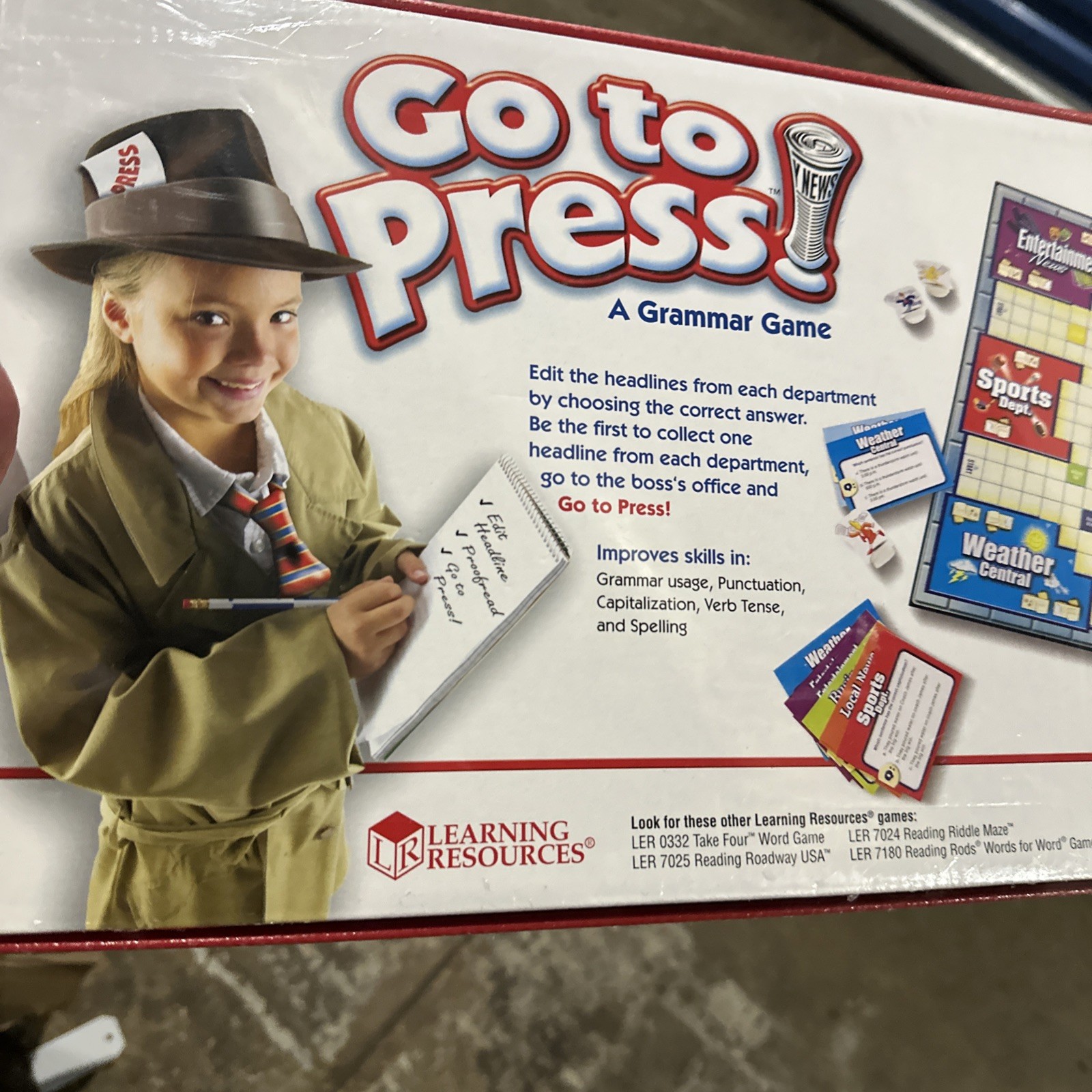 Learning Resources GO TO PRESS Grammar Game