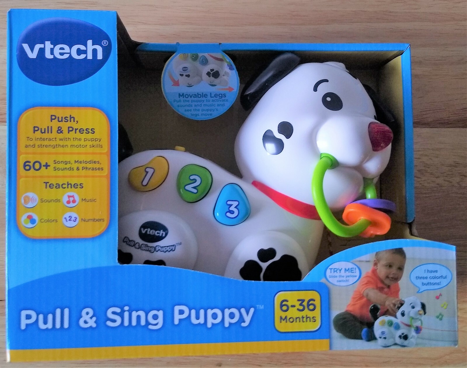 Vtech Pull and Sing Puppy 6-36 Months-NEW