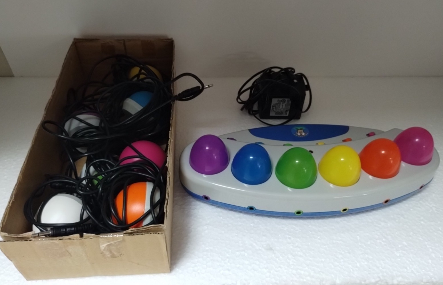 Eggspert Buzzer Game EI-7880 2001 Complete Set Educational show lights Classroom