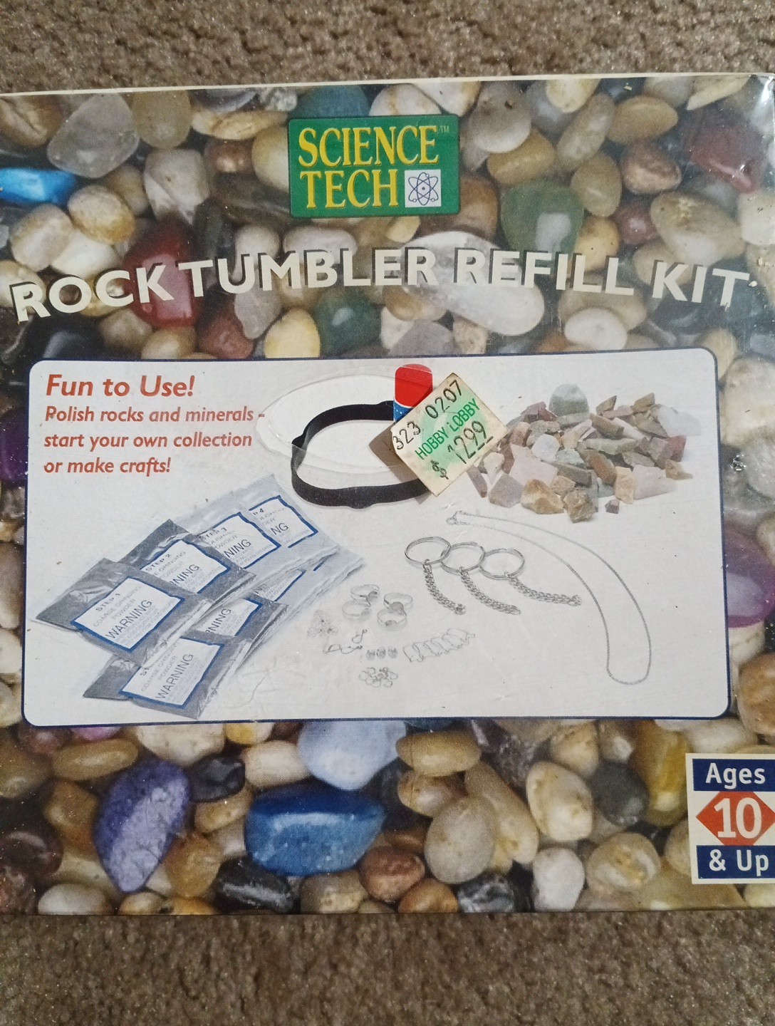 Discovery Planet Rock Tumbler Refill Kit Polished Rocks #36925 Ages 10+ New