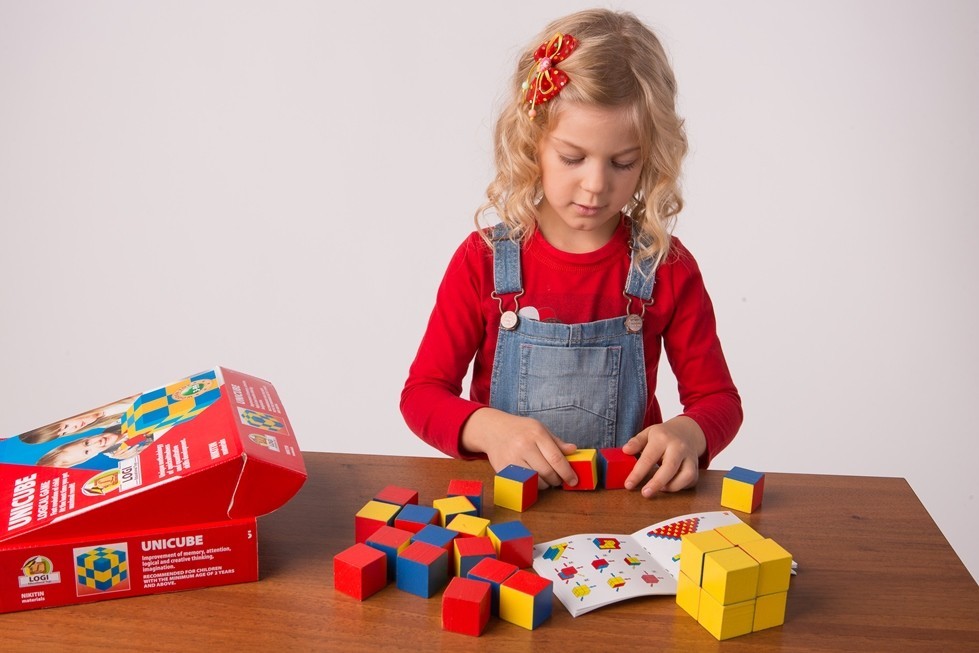 Wooden cubes UNICUBE learning toys training kids wooden educational toys
