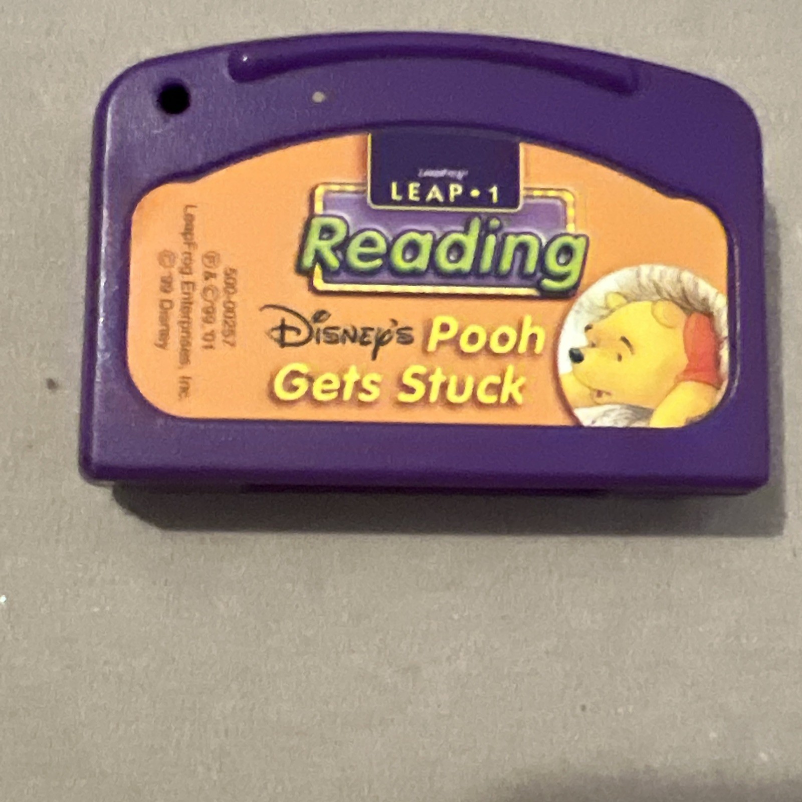 LeapFrog Leap 1 Reading Disney’s Pooh Gets Stuck Replacement Cartridge EUC