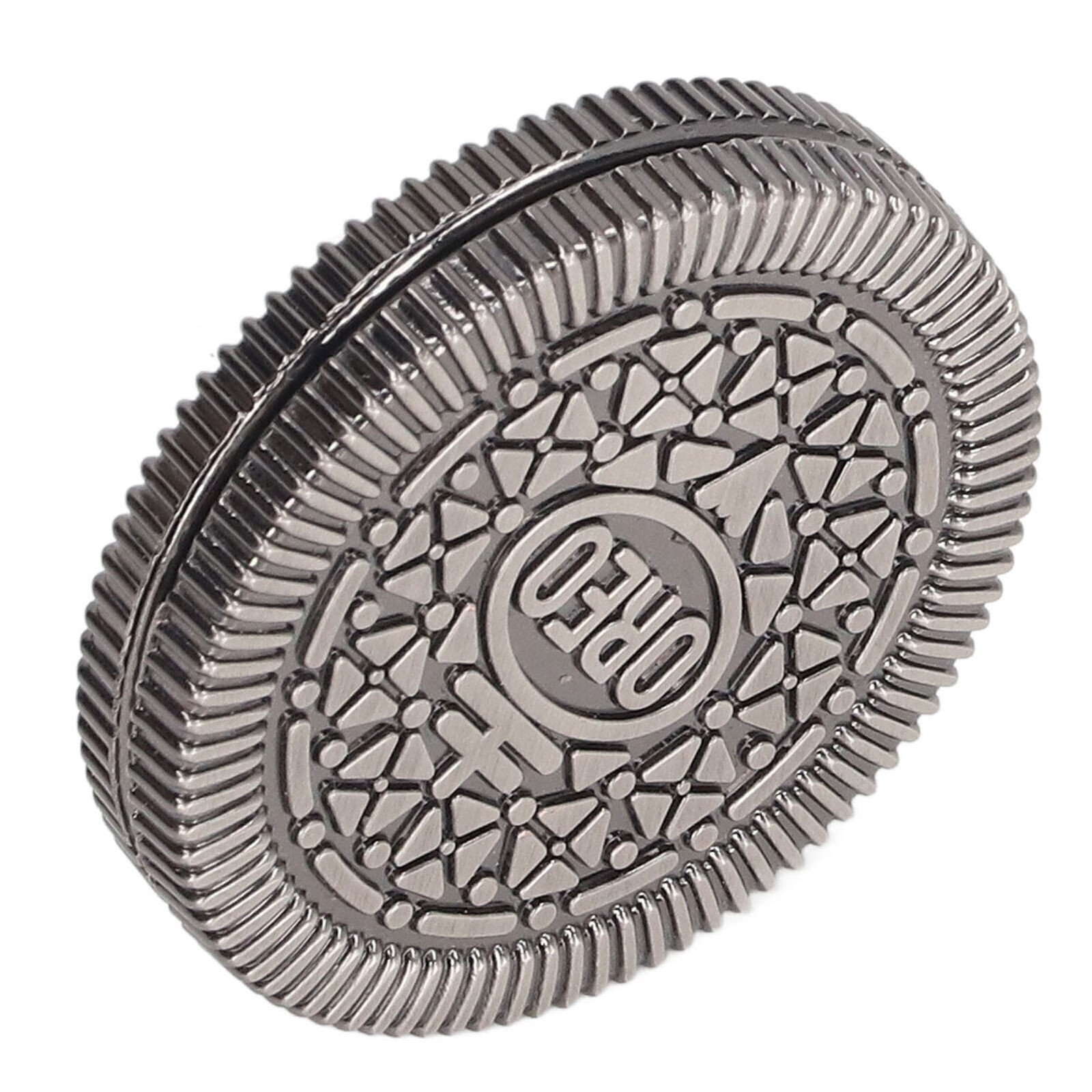Metal Slider Haptic Coin for Adults Stress Relief Clicker Fingertip Slider Toy