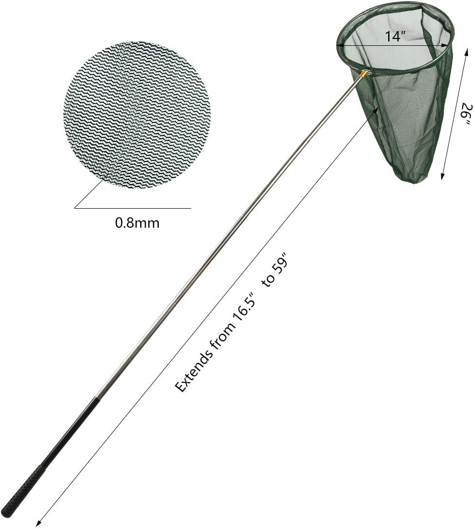 Professional Insect and Butterfly Net with Telescopic Handle..