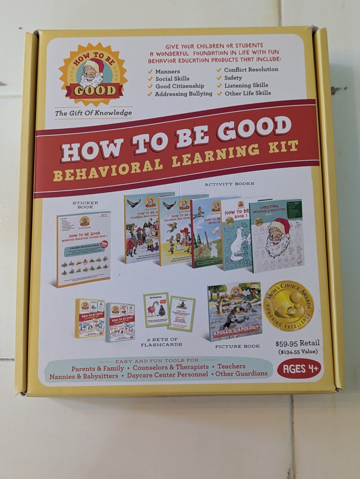 How to Be Good Kids Learning Kit Santa Manners Social Skills NEW Christmas Book