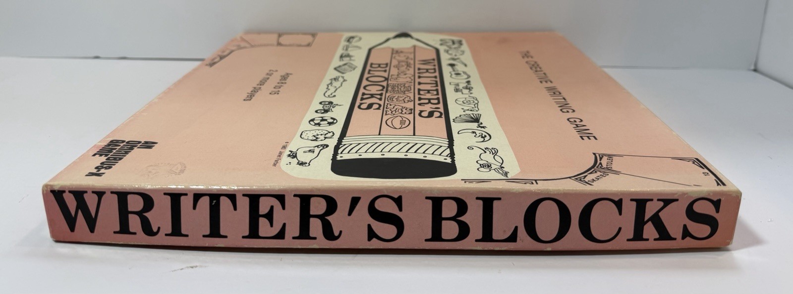 Writer’s Blocks Vintage Creative Writing Board Game 1980