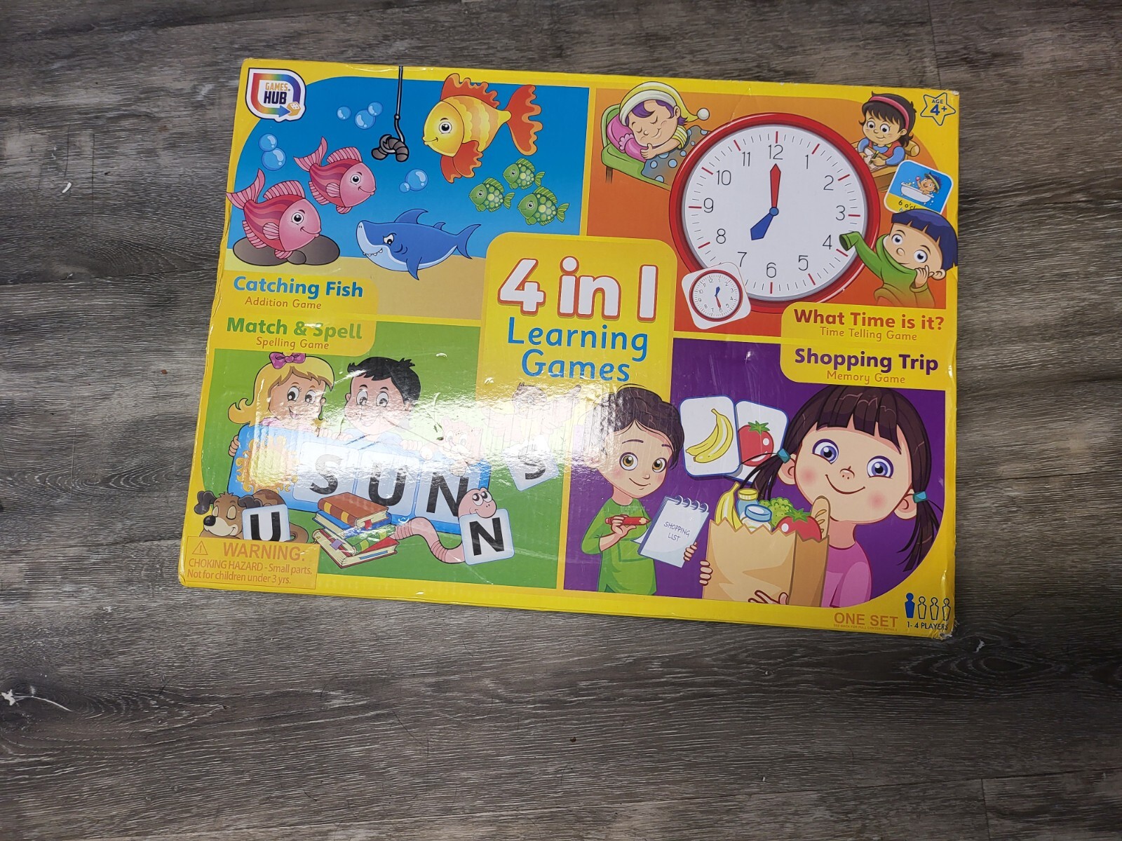 4 In 1 Learning Games