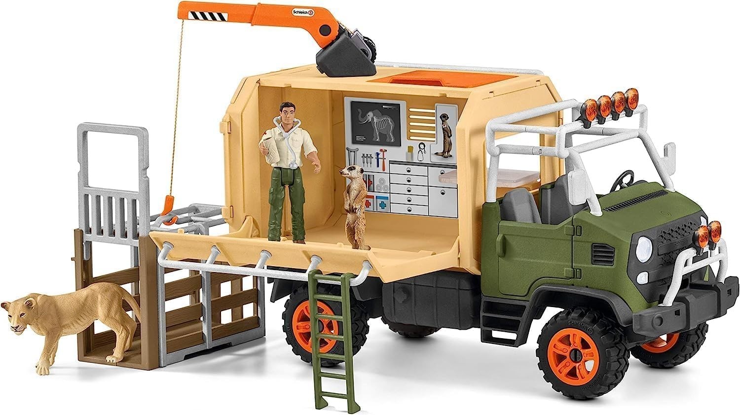 Hands-On Fun: Wild Life 45-Piece Safari Adventure Playset for Imaginative Kids