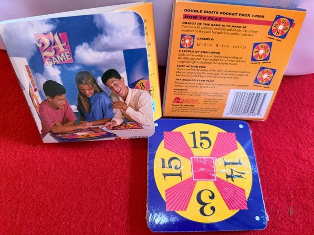 24 GAME Double Digits POCKET PACK Ages 9+
