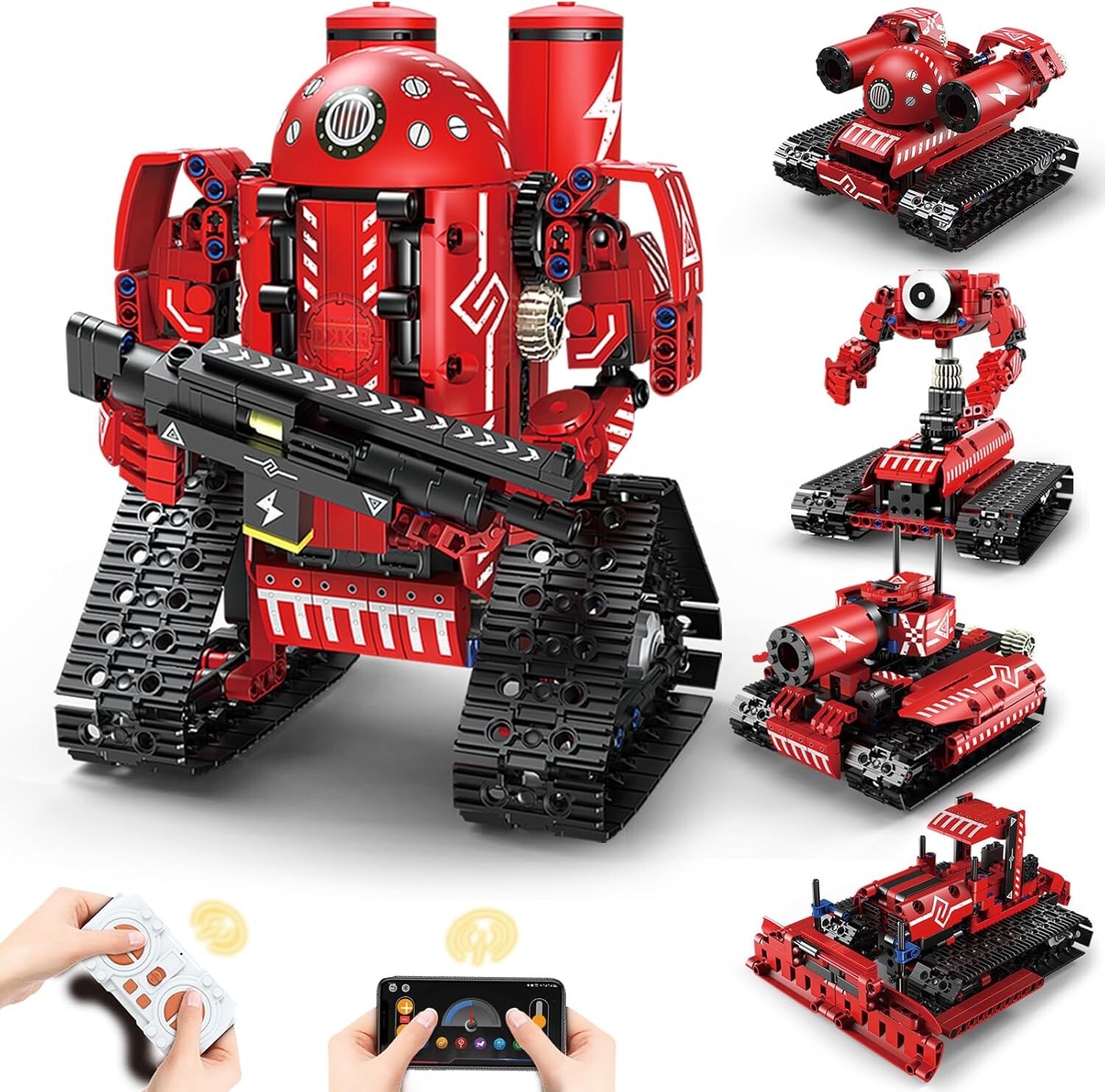 STEM Robot K96135 youth Ages 8-14 5-In-1 Remote Control and APP remote New 495p