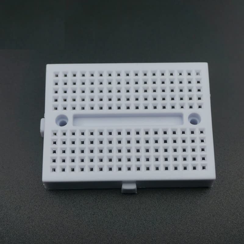 WWZMDiB 6 Pcs Mini Small Breadboard kit White 170 Tie Points (Includes…