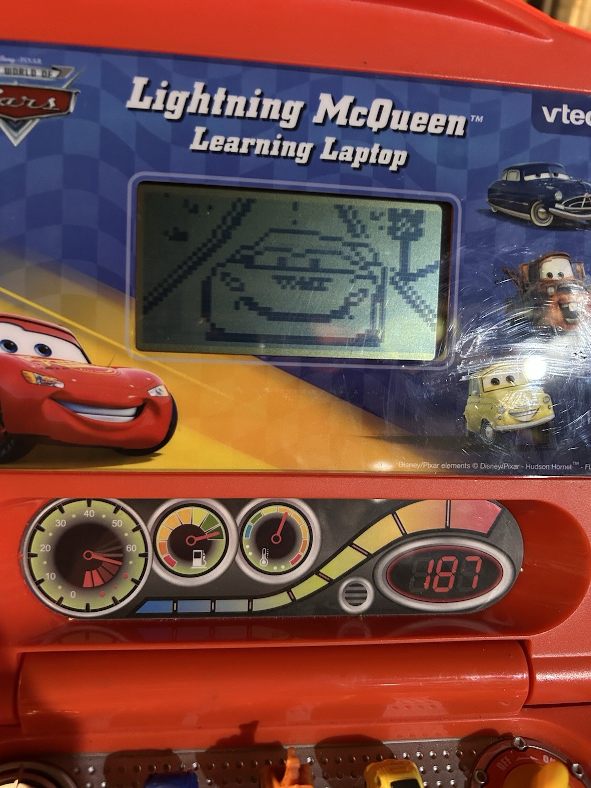 Lightning McQueen Learning Laptop VTech Disney Pixar Cars 2 Keyboard Not Working