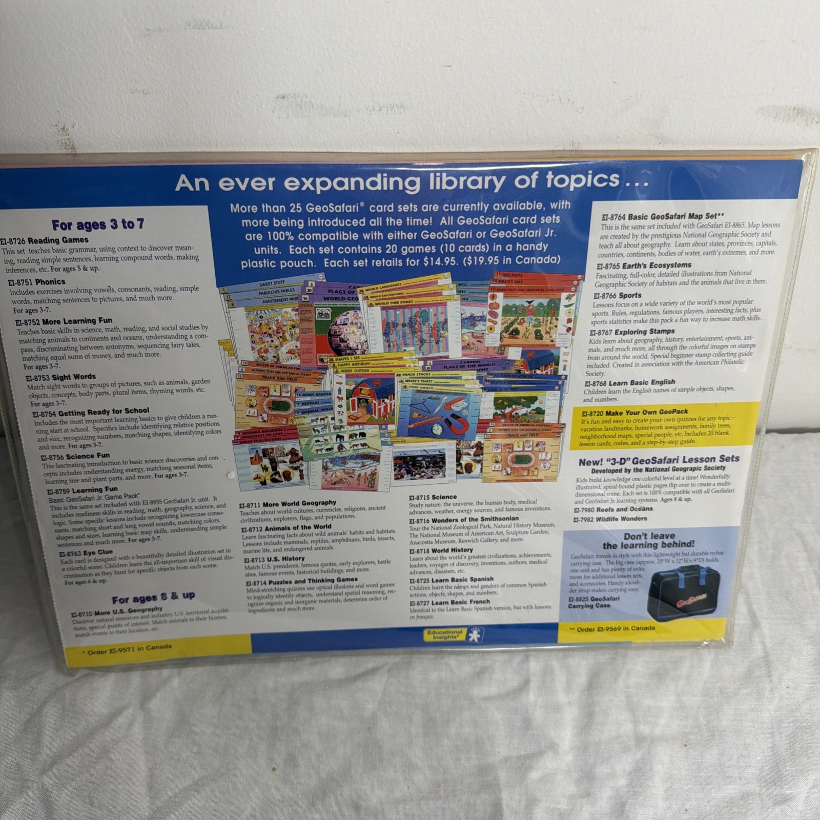Geo Safari Electronic Learning Game- Sight Words