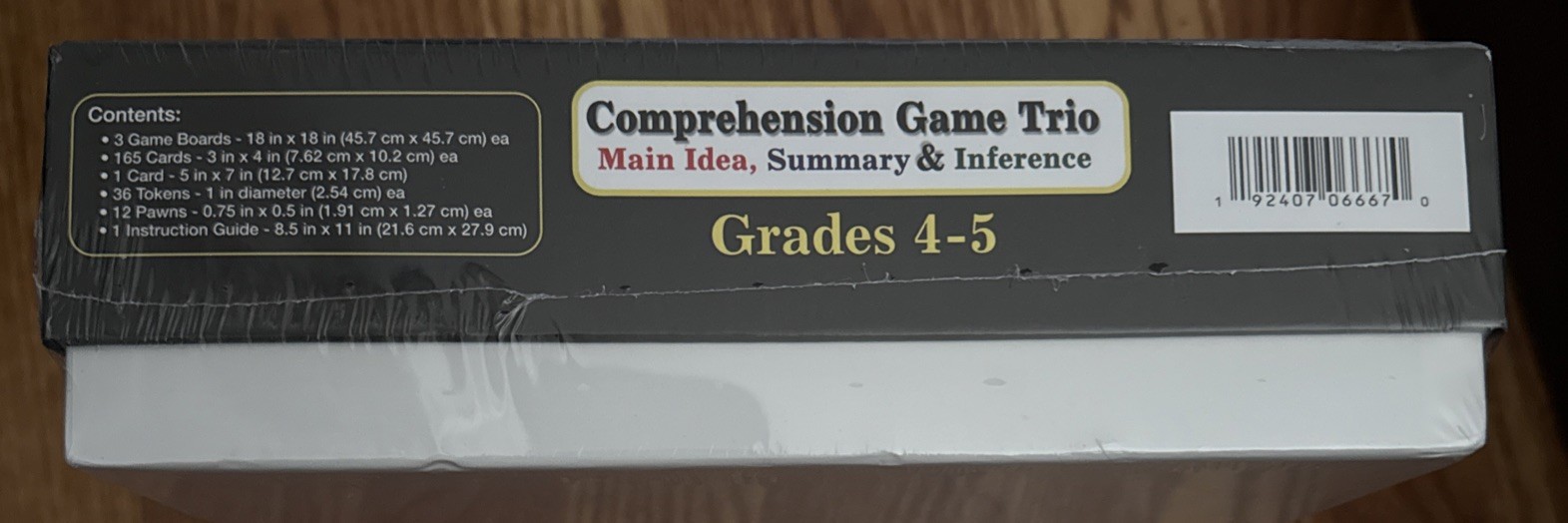 Really Good Stuff Reading Comprehension Game Trio: Main Idea, Summary and Inf…