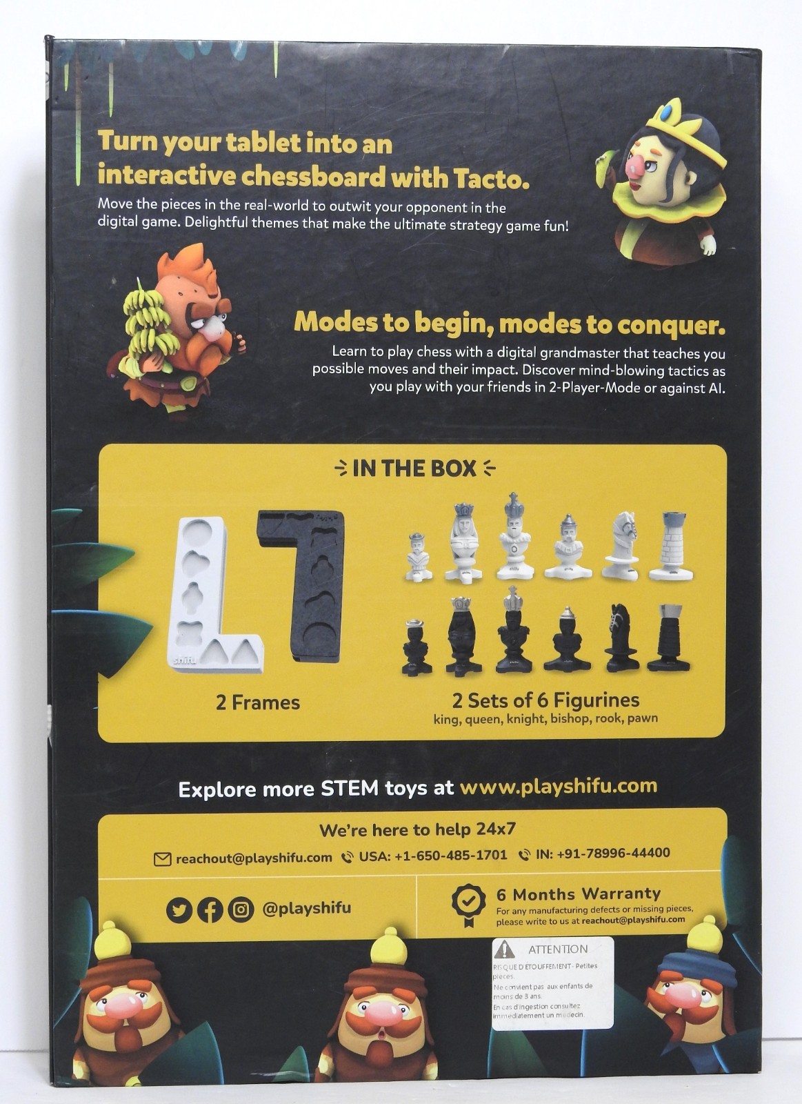 Shifu Tacto Chess, iOS or Android Tablet Based Interactive Chess Game 1-2 Player