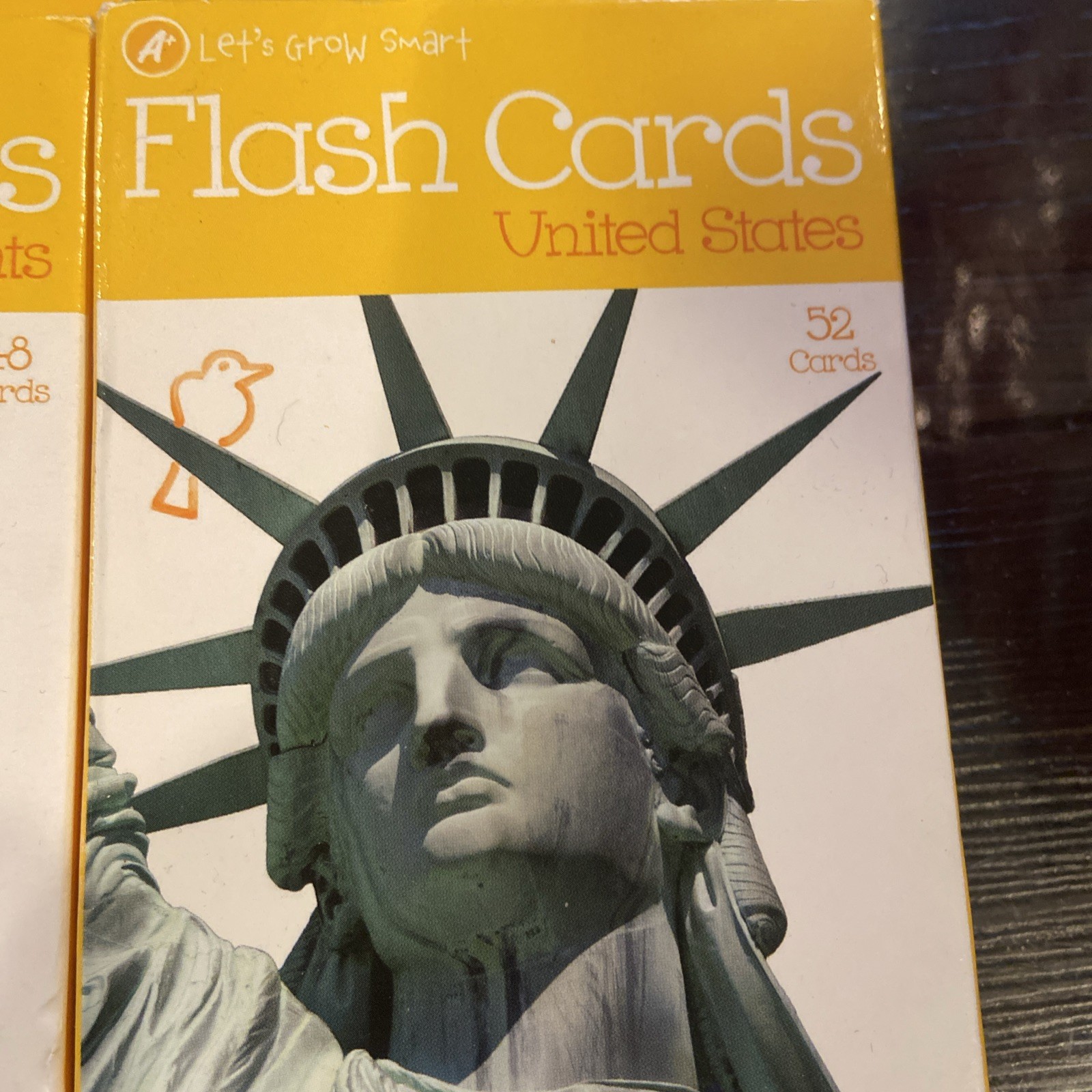 2 Sets Let’s Grow Smart Flash Cards 2013 US States And US Presidents Brand New