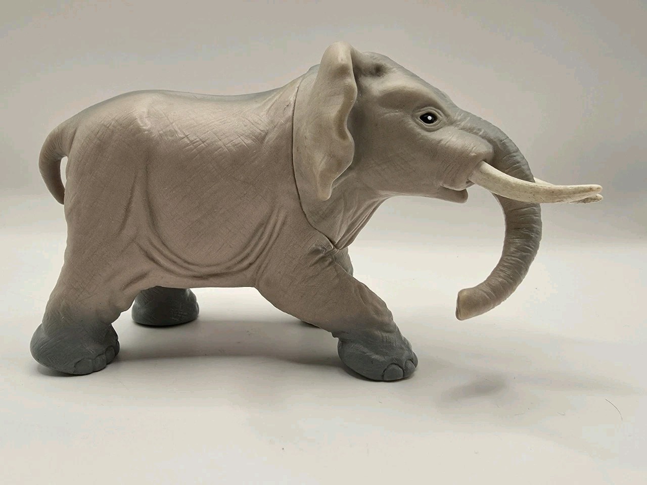 Elephant Toy Figure Plastic 6″L Realistic Playskool 1990