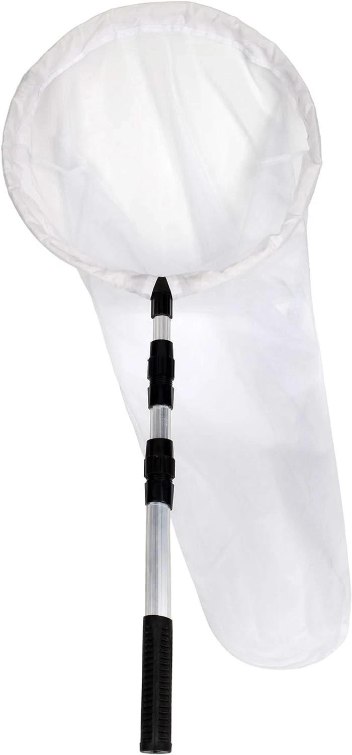 RESTCLOUD Large Insect and Butterfly Net Bug Catching Net Bird Net with 14″ Ring