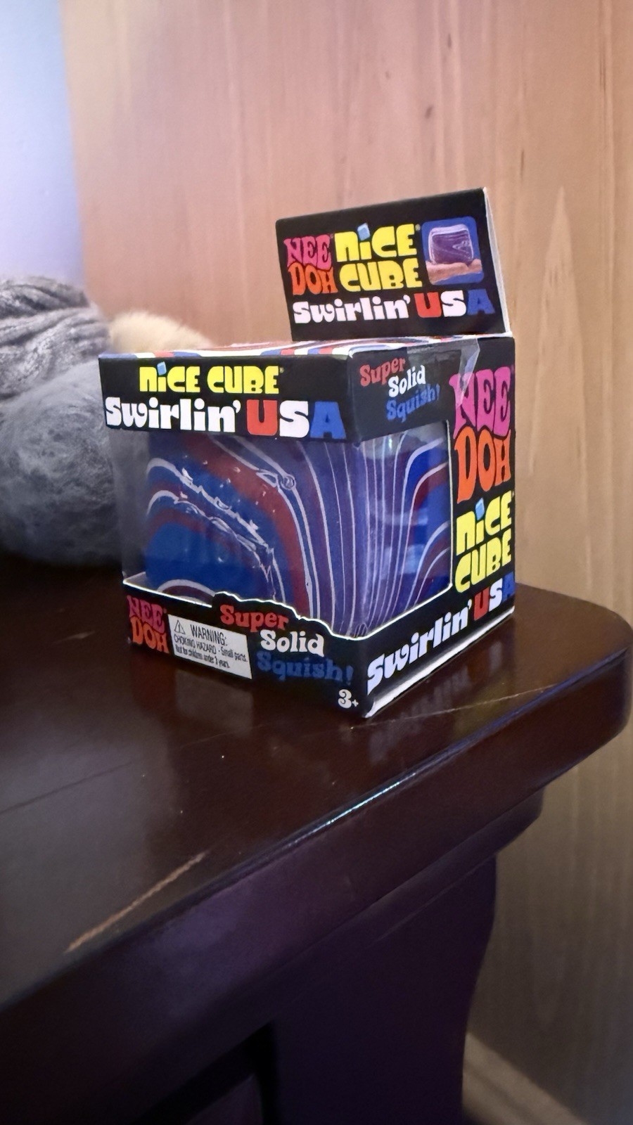 ✨🇺🇸USA NEEDOH🇺🇸✨ Schylling NeeDoh Nice Cube Swirlin’ USA Super Solid Squish
