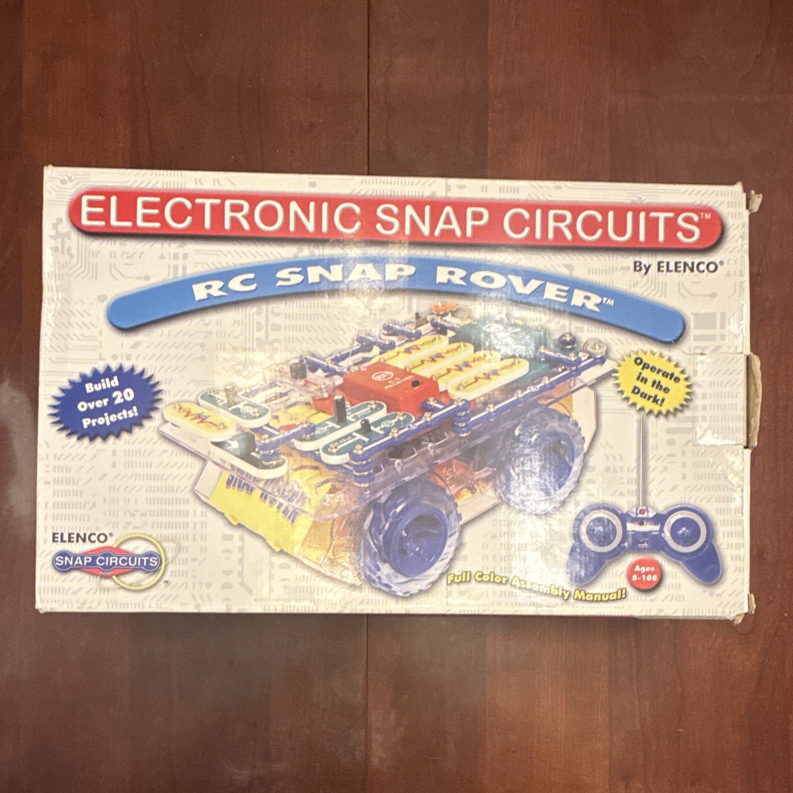 Elenco Snap Circuits RC Snap Rover Kit SCROV-10 2006 Vintage Ages 8-11
