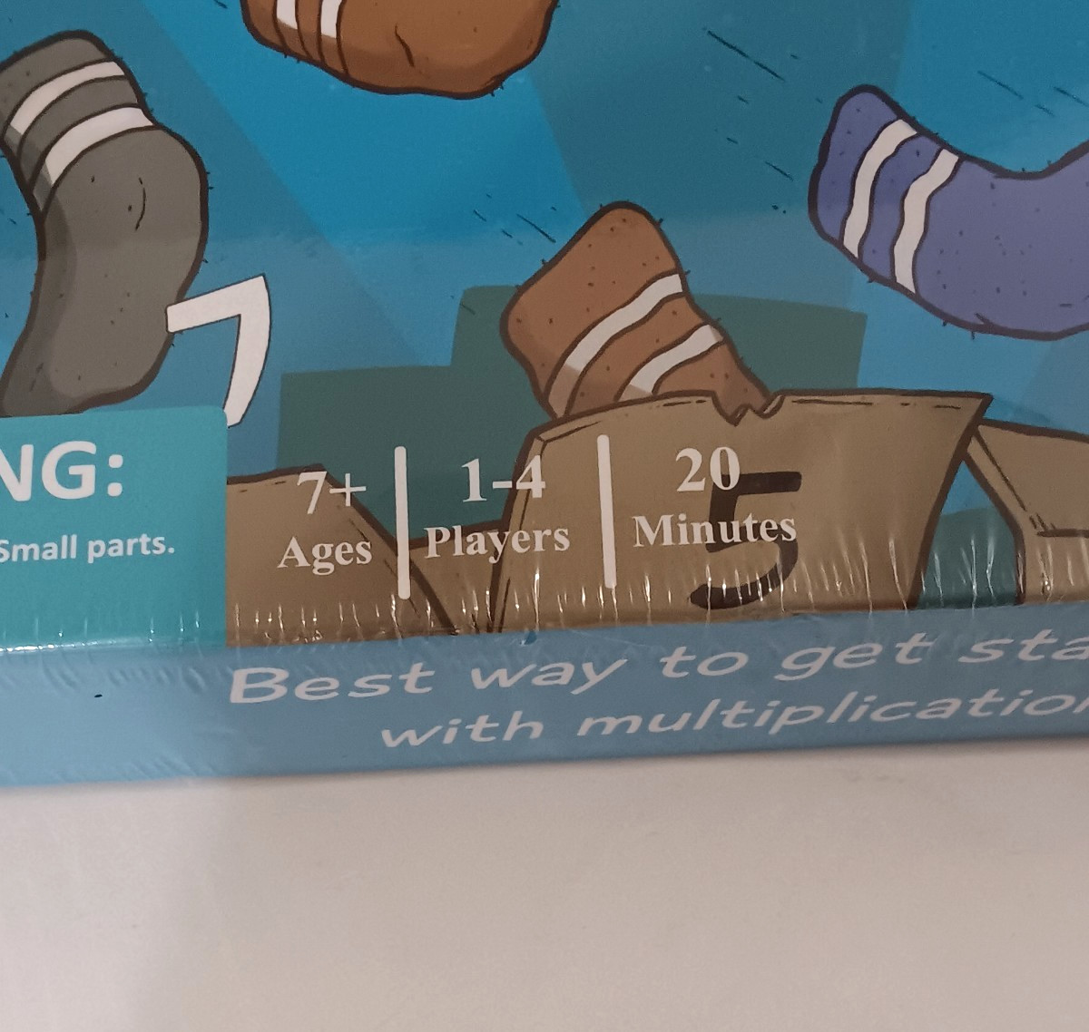MONSTER SOCK FACTORY Logic Roots Multiplication Learning Math Game NEW/SEALED
