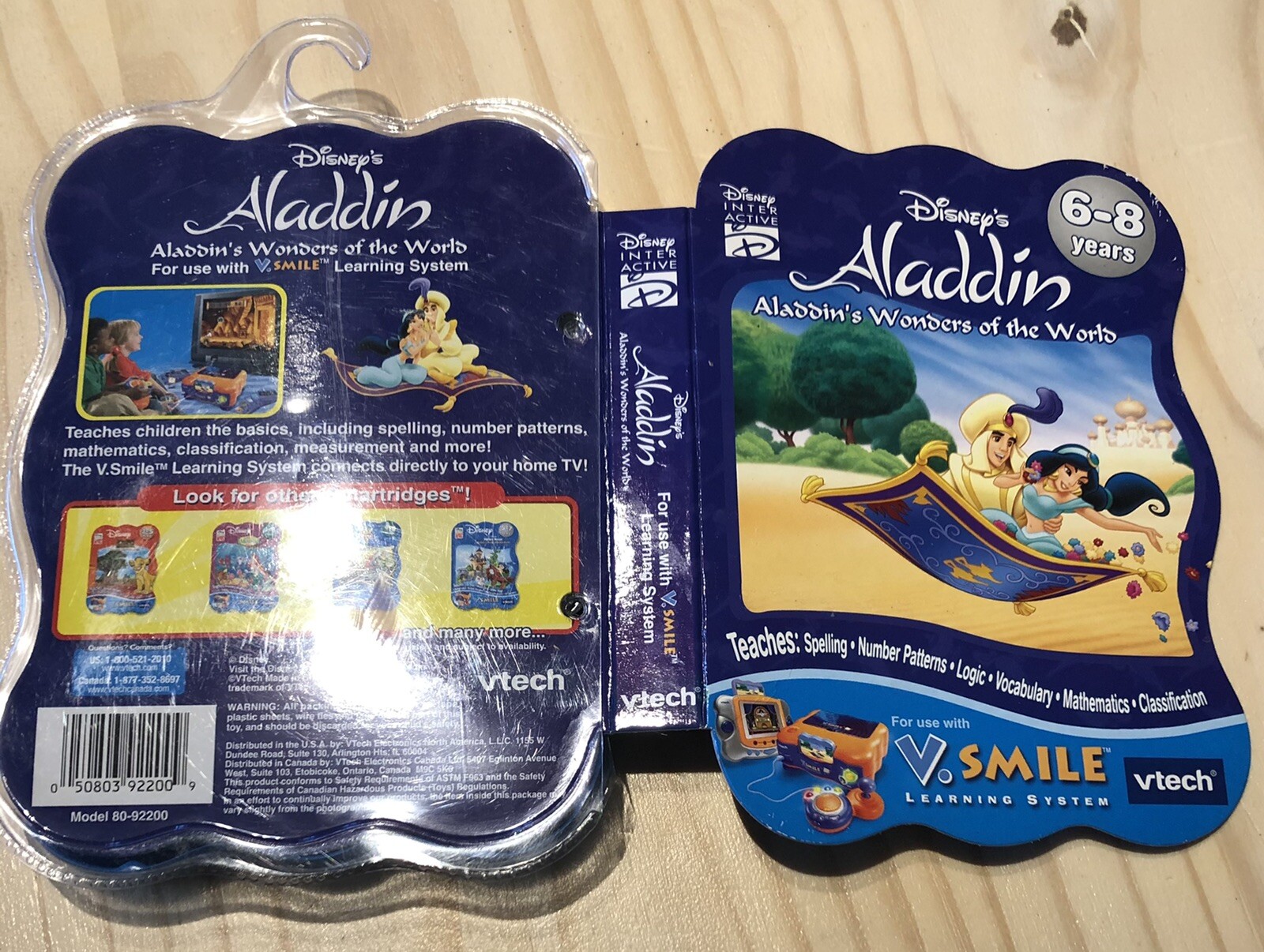 v smile learning Cartridge Aladdin’s Wonders Of The World