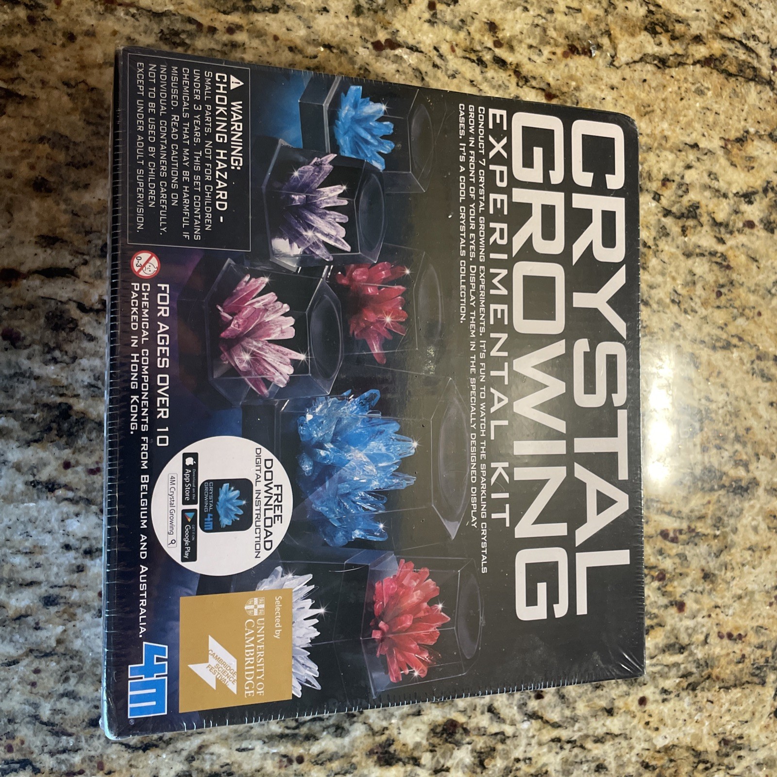 New in box sealed 4M Crystal Growing Experiment Kit ages 10 and up