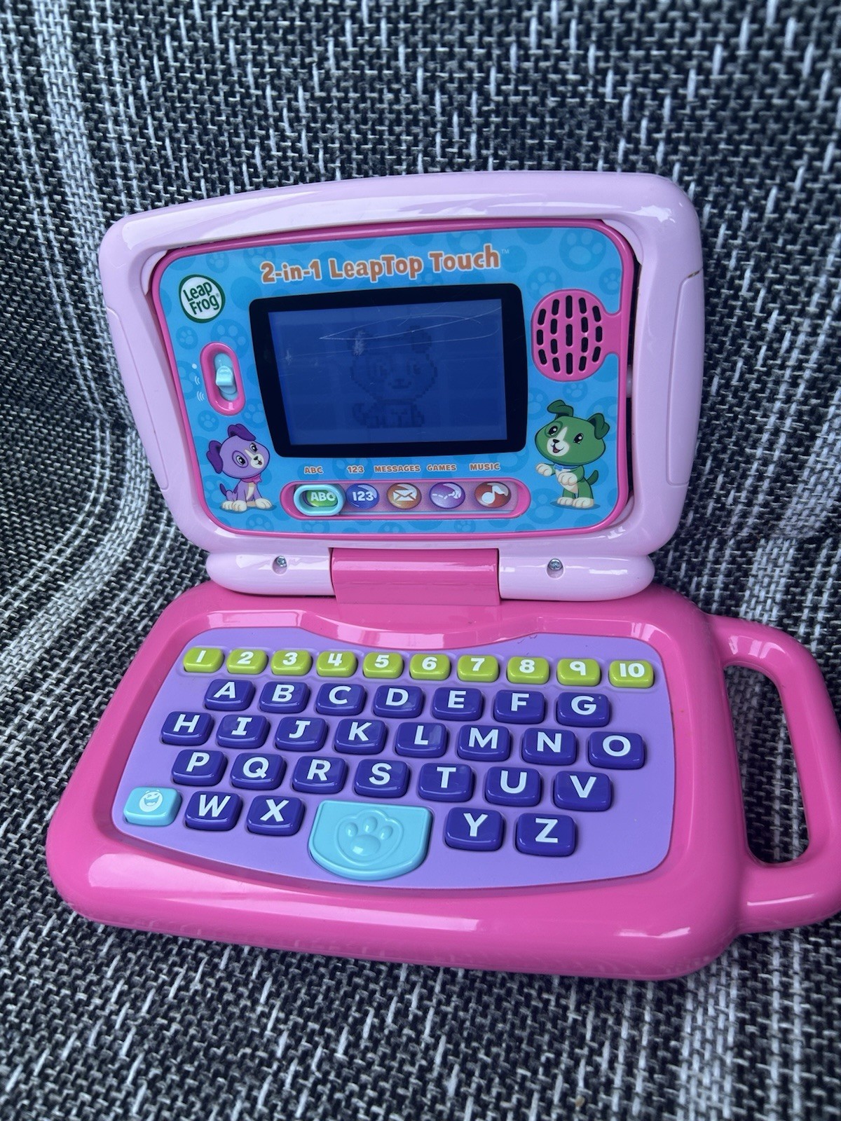 LeapFrog Pink My Own Leaptop Laptop Computer Kids Interactive Educational Tested