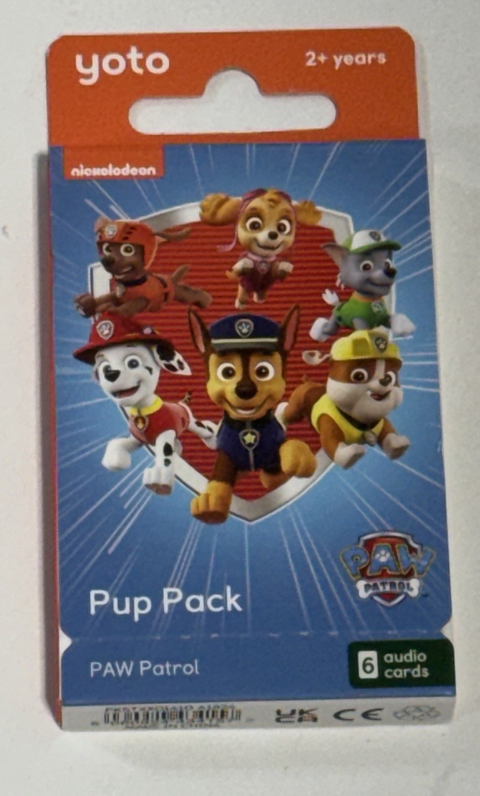 Yoto PAW Patrol Pup Pack Audio Card Collection (6 Card Pack)