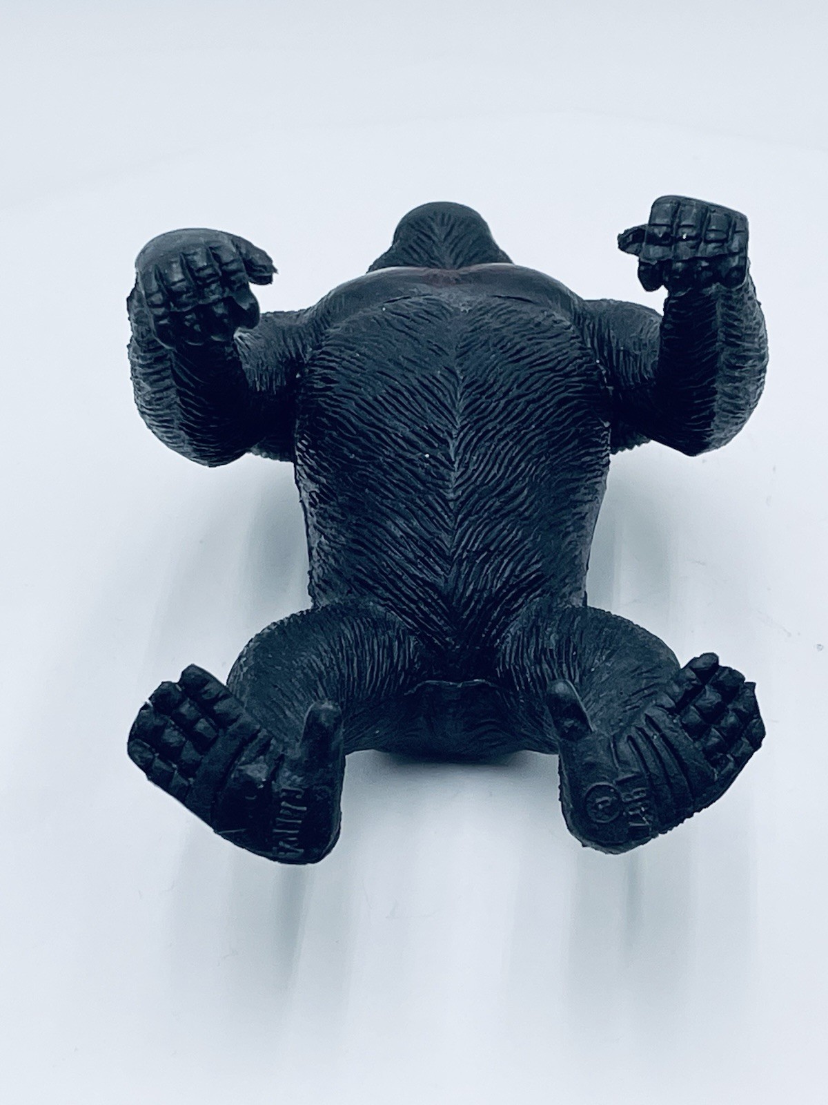 VTG 1987 Rubber Hard Plastic GORILLA APE Toy Figure Zoo Wild Animal Safari