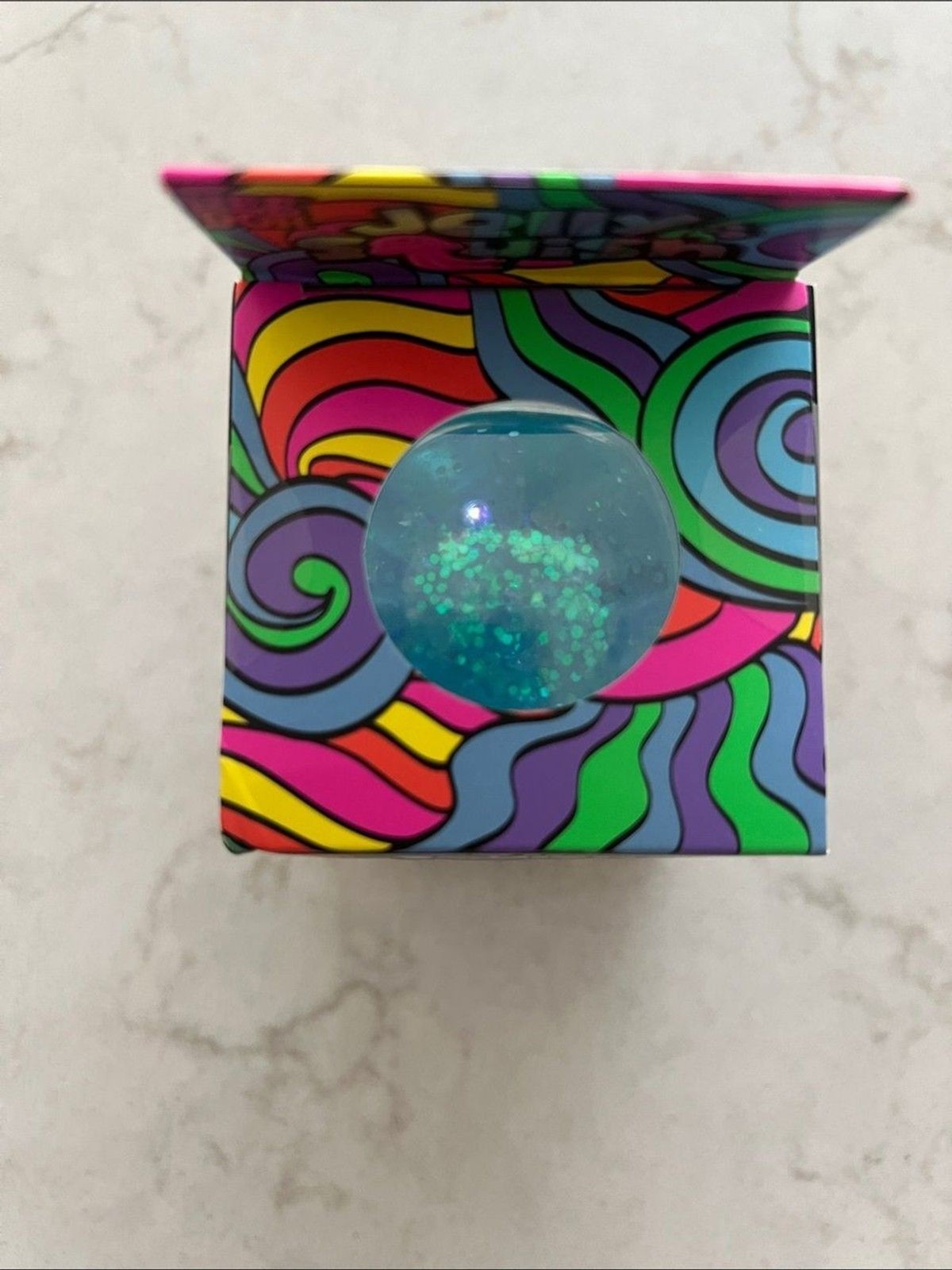 Needoh Jelly Squish Blue Jellyfish Sensory Toy Fidget New Sealed Box Authentic