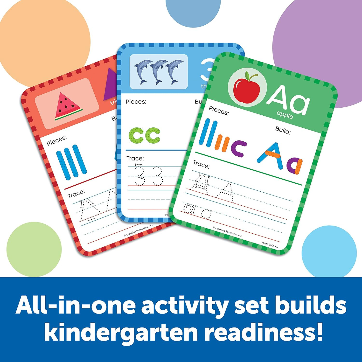Skill Builders! Kindergarten Letter & Number Maker – 60 Pieces, Ages 6+ Kinderga