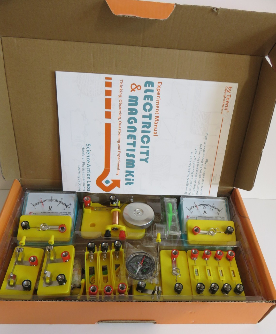 Electromagnetism Lab Kit Experiments Teenii Science Kit Ages 8+ Homeschool