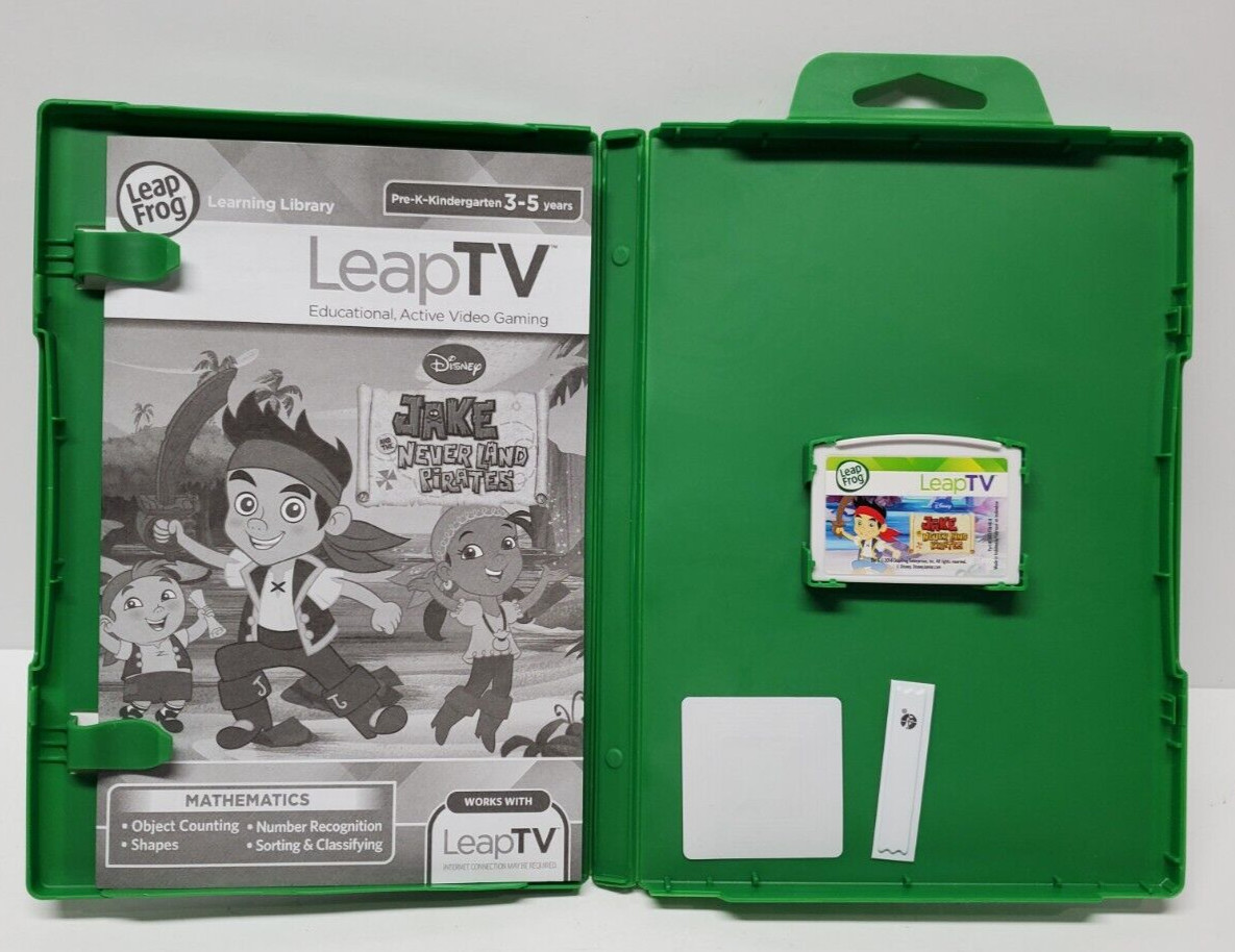 Leap Frog Learning Library Leap TV Jake And The Never Land Pirates Video Gaming
