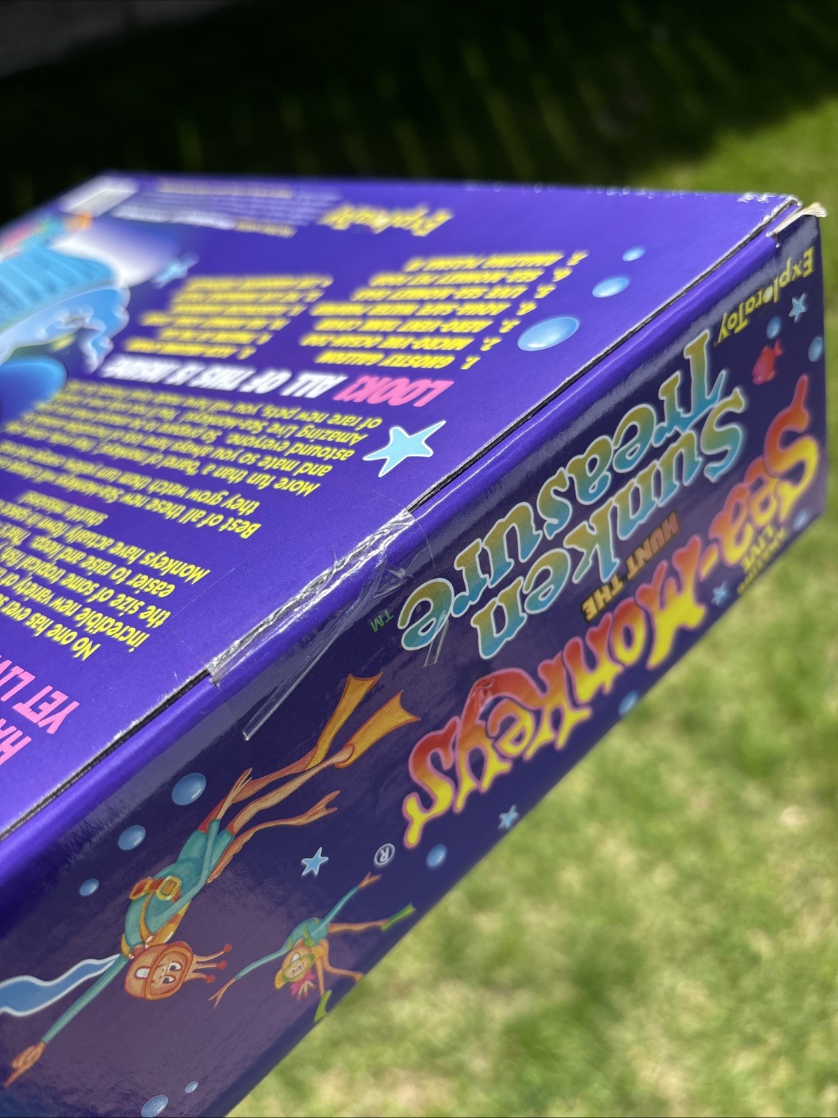 Amazing Live Sea-Monkeys SUNKEN TREASURE Tank Aquarium NEW RARE VTG 1998