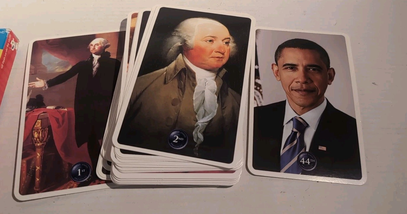 U.S. Presidents 48 Flash Cards Up to Obama School House 2010 Education Learning
