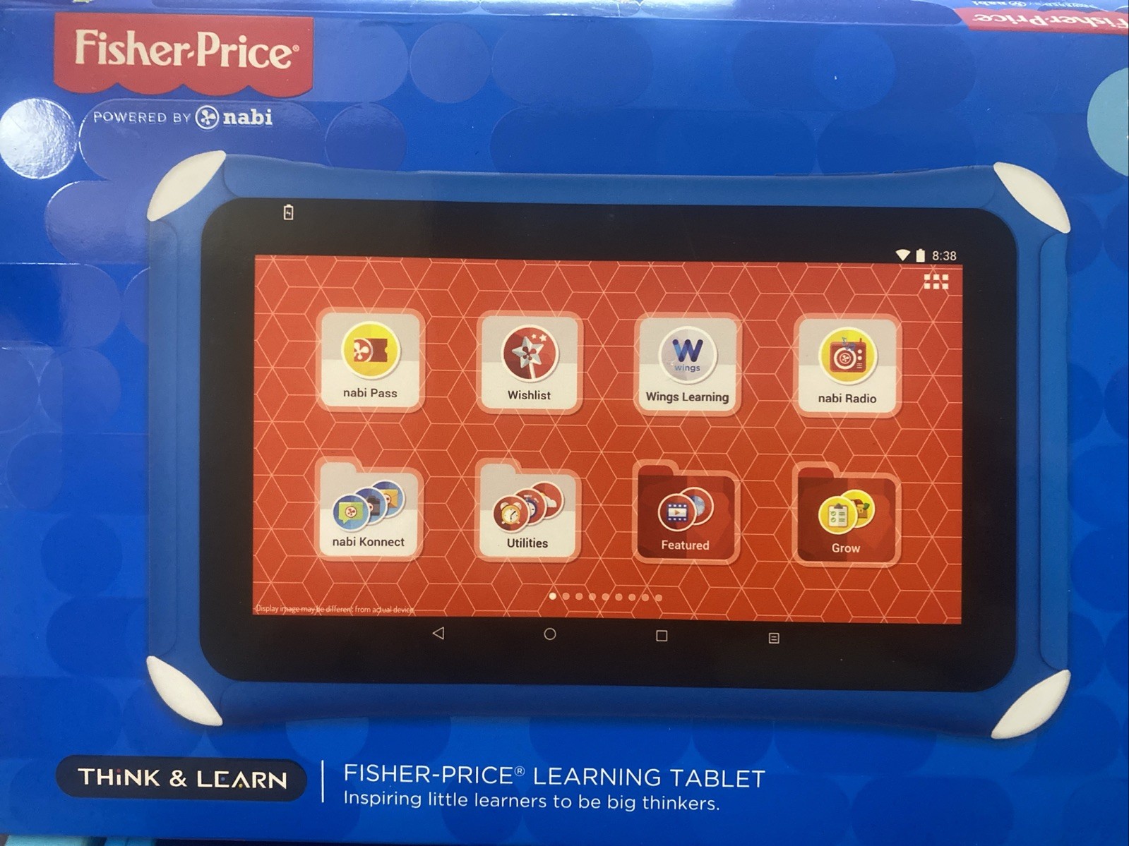 Nabi Fisher-Price Learning 7″ Kids Tablet Android FGC64-9993 numbers 16GB