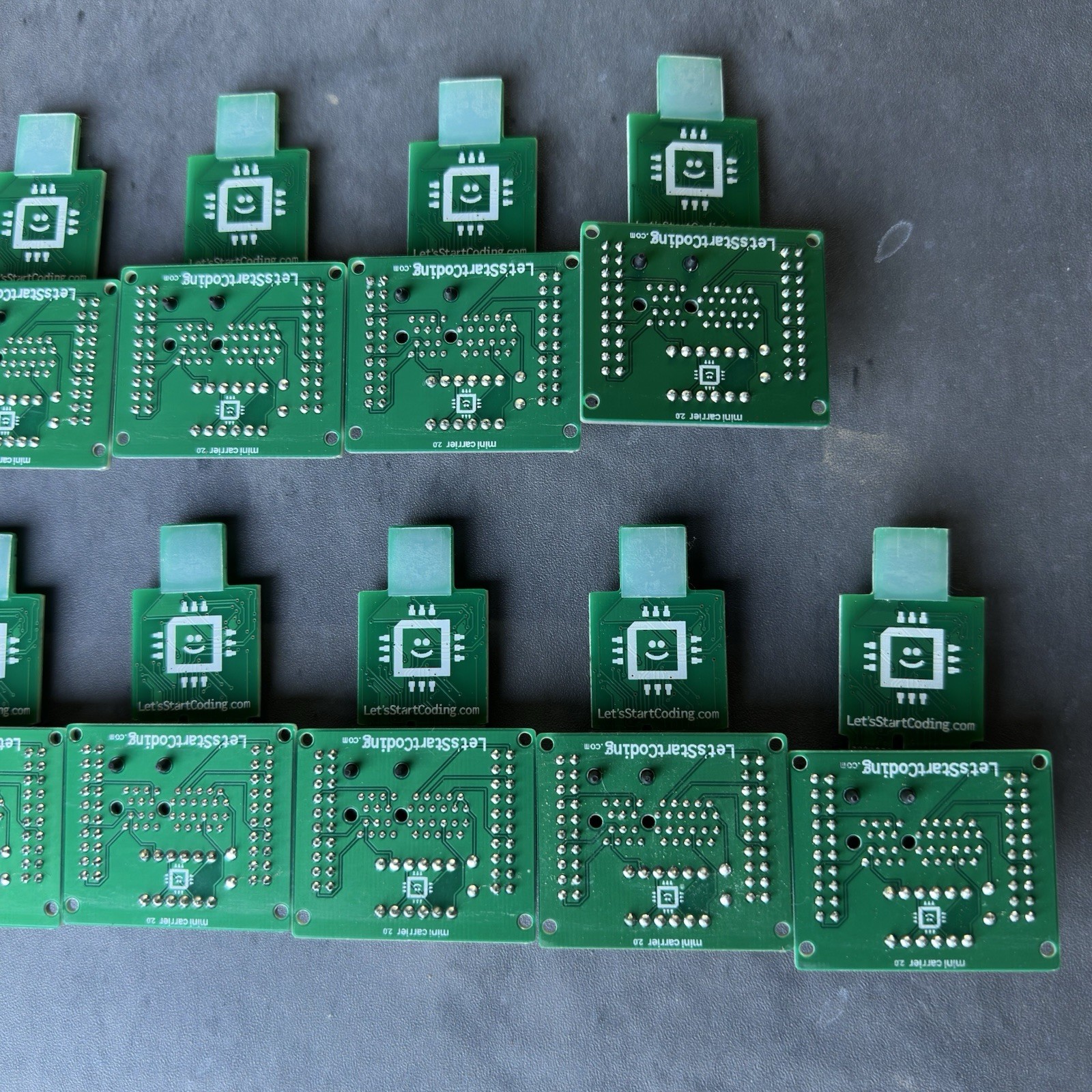 Lot of 16 Let’s Start Coding Maker Boards w/ Mini Carrier v2.0