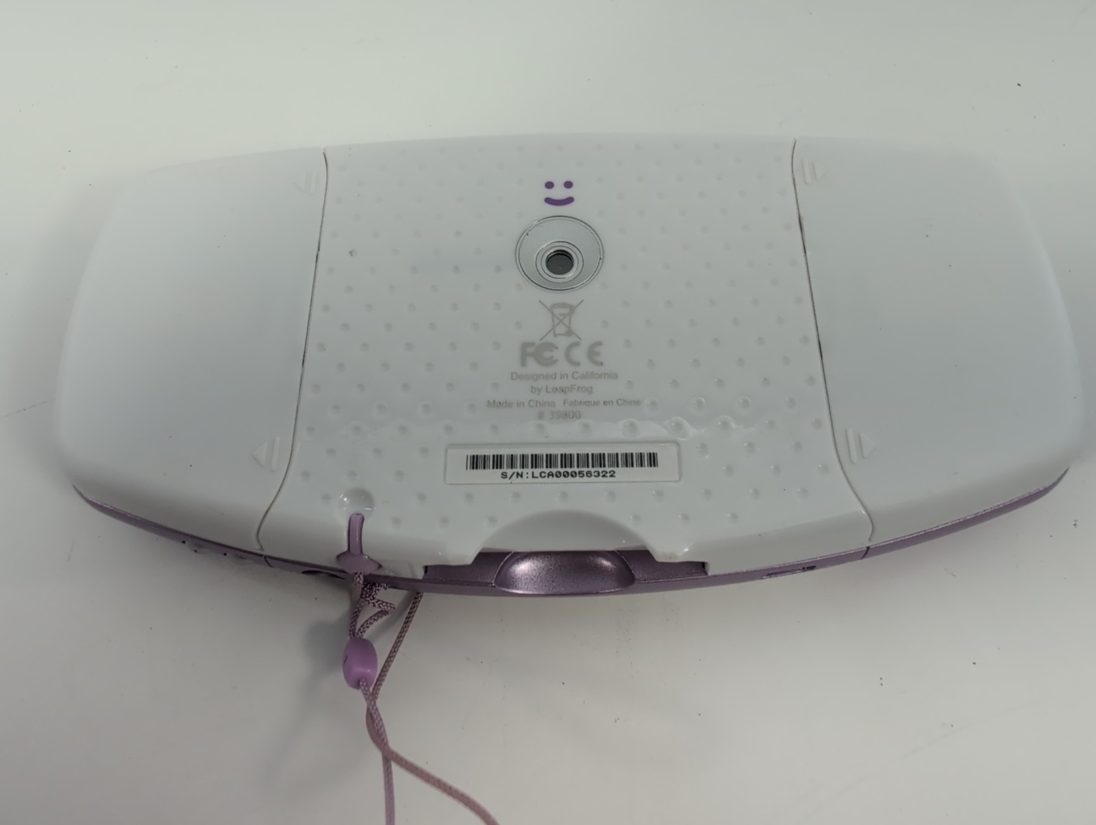 Leapfrog Leapster GS Purple Game Console & Camera Tested & Working
