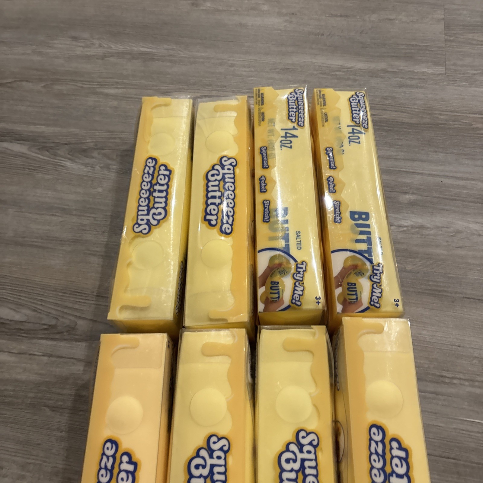 14 Oz Squishy Squeezy Butter Sunny Days LOT OF 8 Authentic Brand New