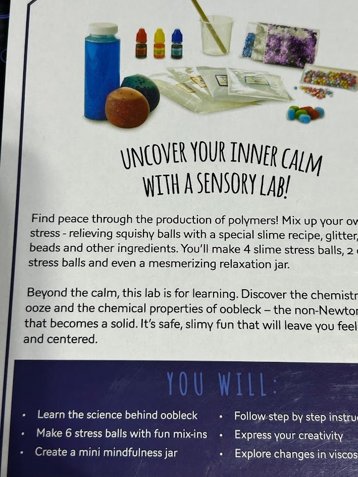 Science Academy Slime Kit Kids & Teens Make 3 Squishy Ball Stress Toys