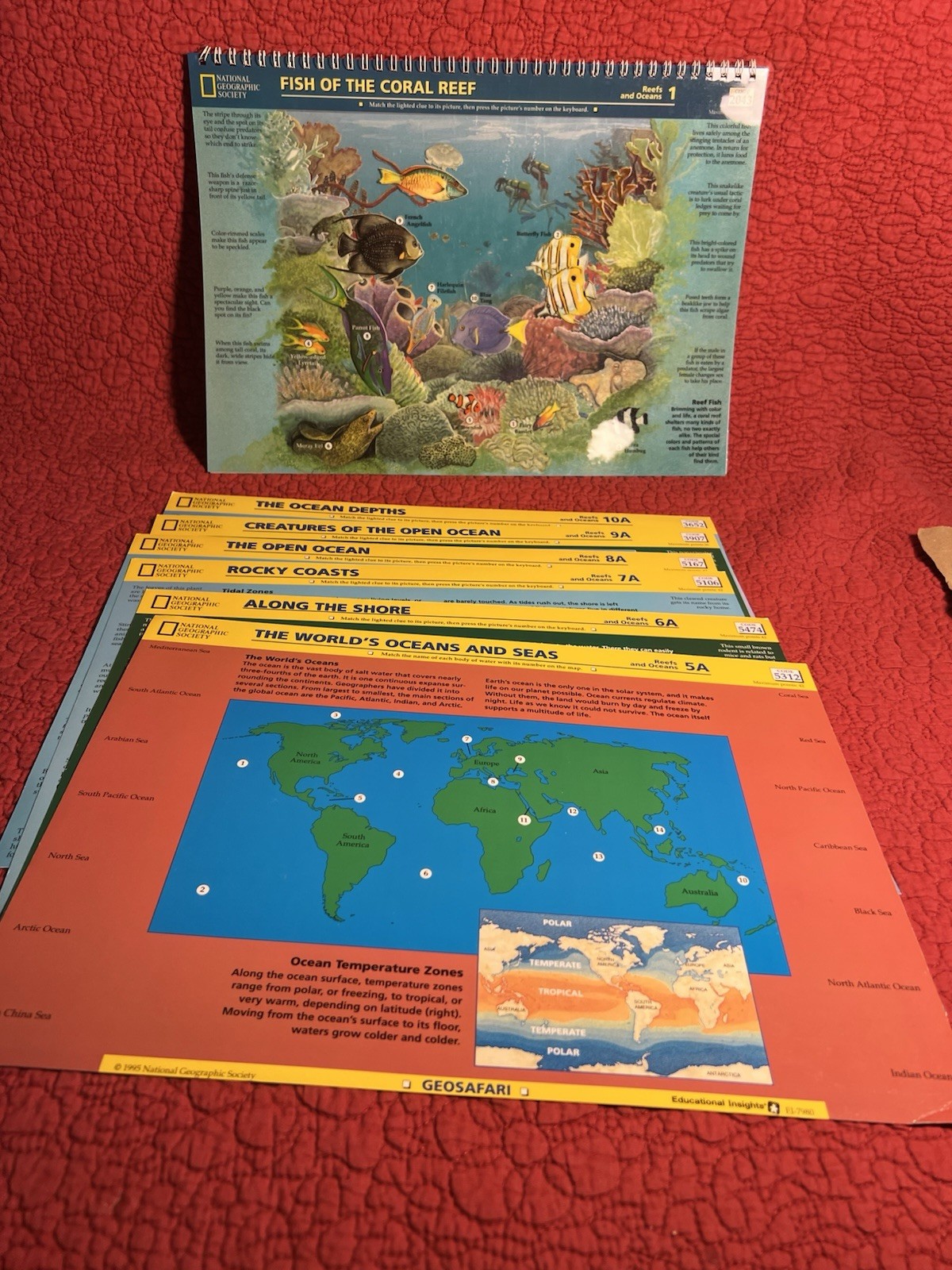 Geo Safari Educational ElectronicReefs And Oceans Pack 3D Ages 8+ Complete
